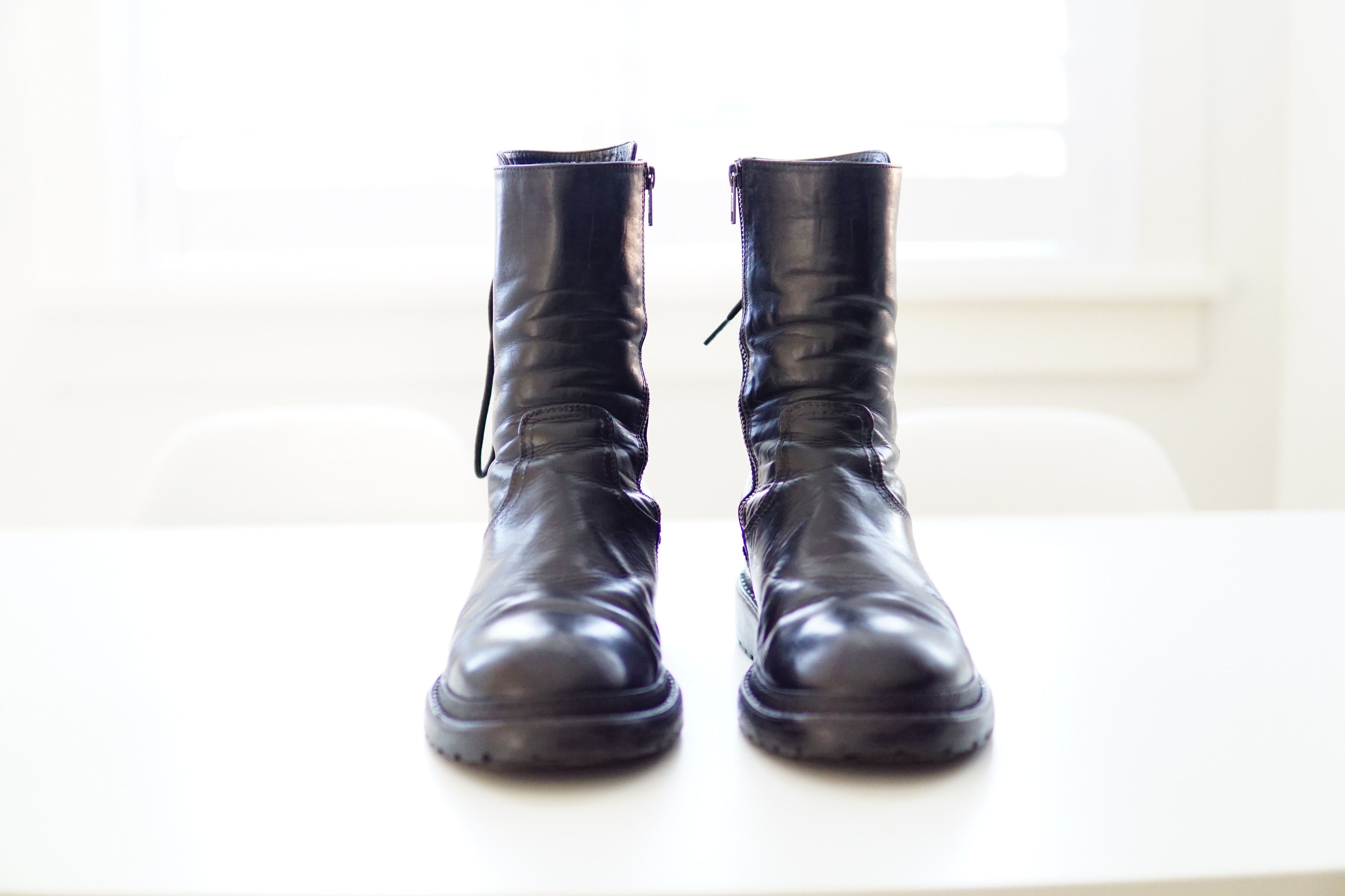 Ann Demeulemeester FW14 Backlace Corset Boots Size US 9 / EU 42 - 8 Thumbnail