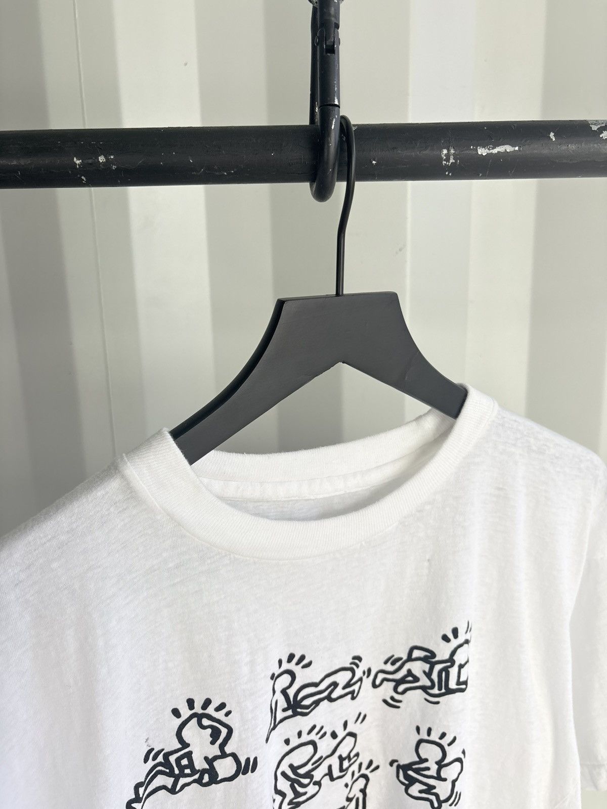 Vintage Vintage Haring Love Sex Shirt Faded Distressed GRUNGE Band Size US M / EU 48-50 / 2 - 5 Thumbnail