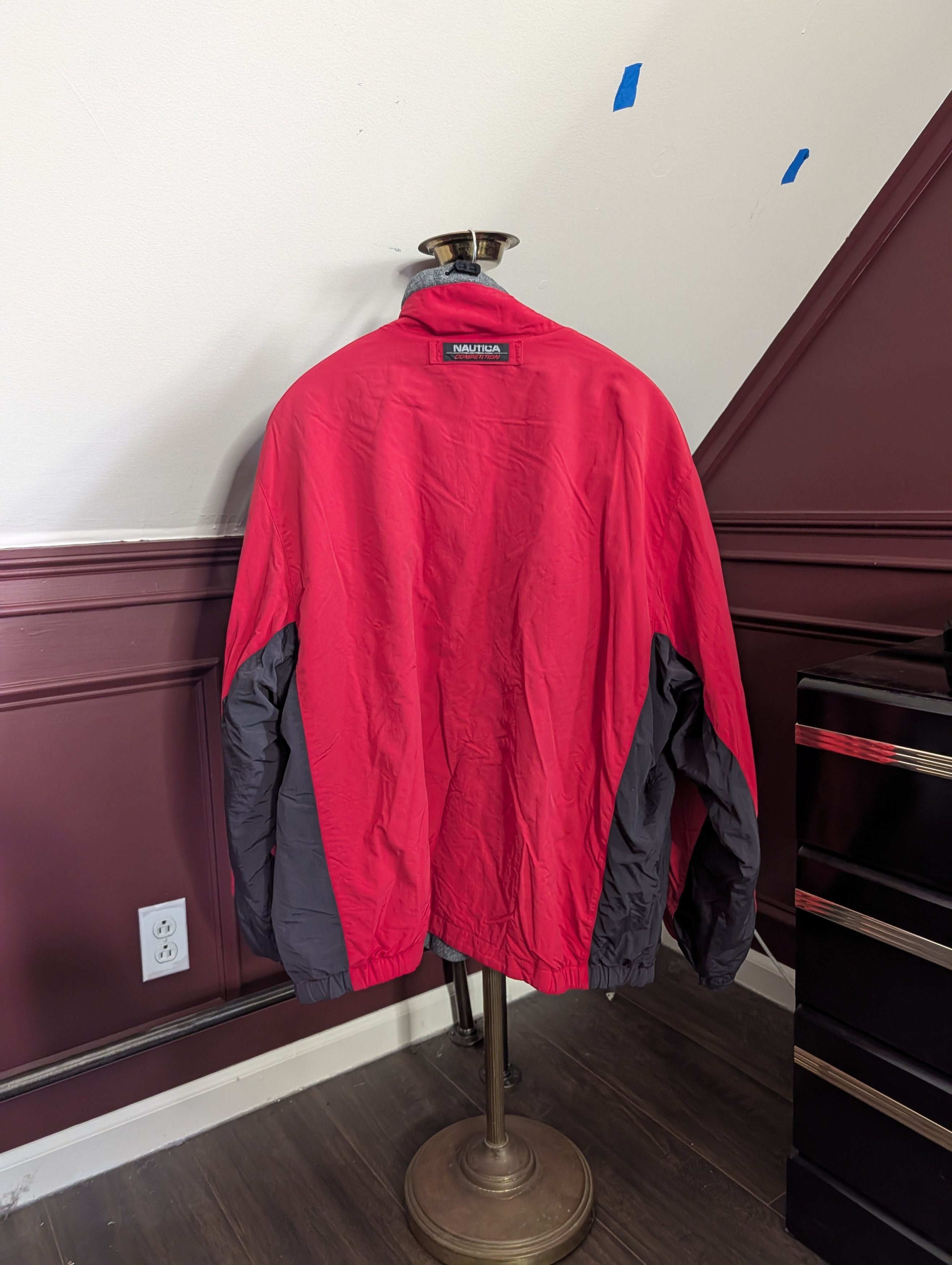 Nautica Competition VTG reversible track jacket fleece XL Size US L / EU 52-54 / 3 - 6 Thumbnail