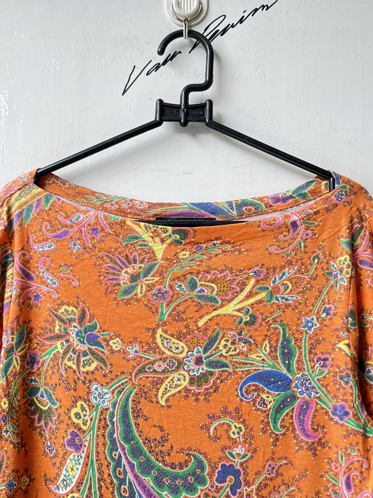 Ralph Lauren RALPH LAUREN Paisley Bandana Motive Orange T-shirt Size US XS / EU 42 / 0 - 12 Thumbnail