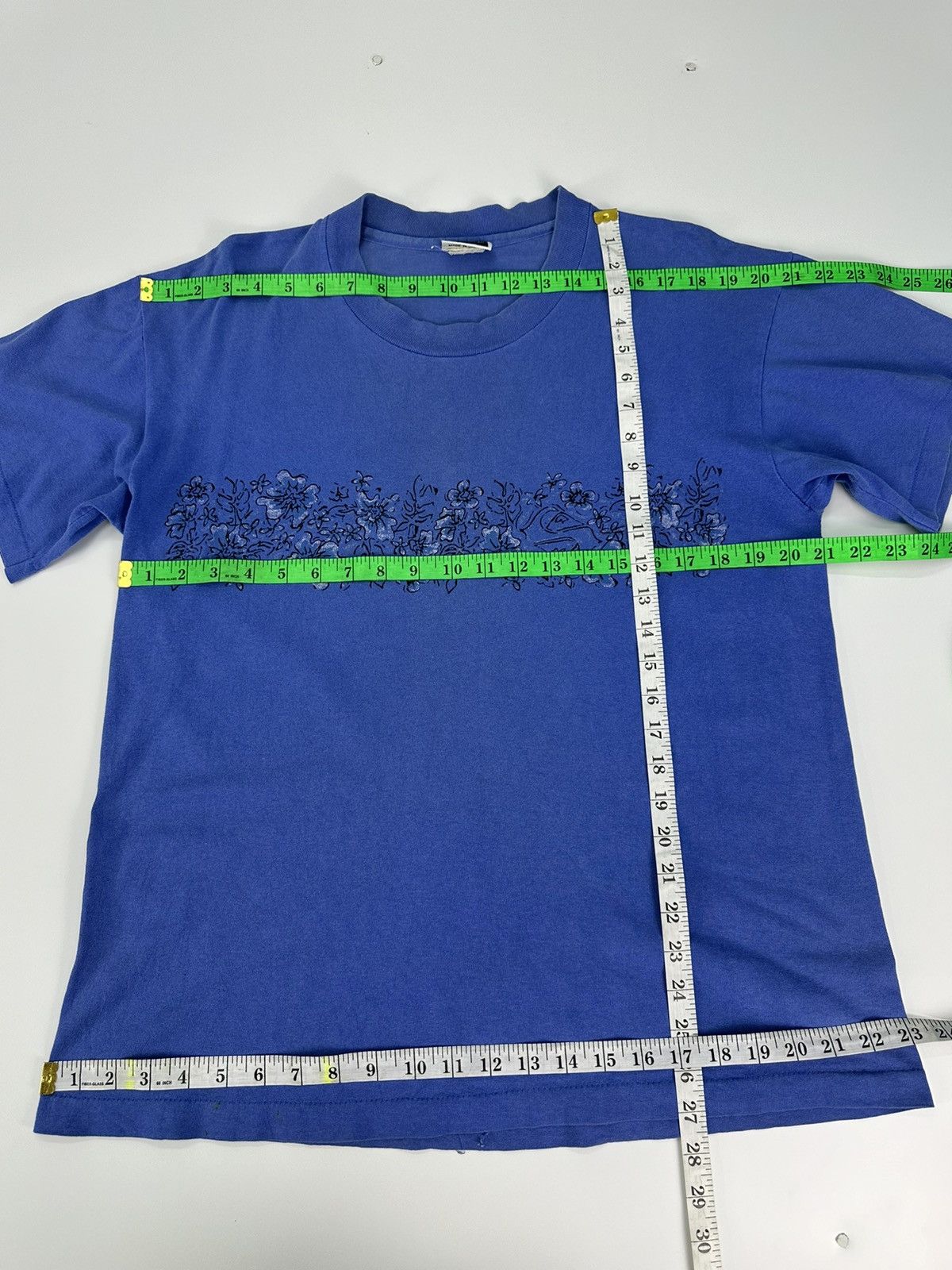 Quiksilver Quiksilver 80s Flower Single Stitch Vintage Tshirt A585 Size US M / EU 48-50 / 2 - 10 Thumbnail