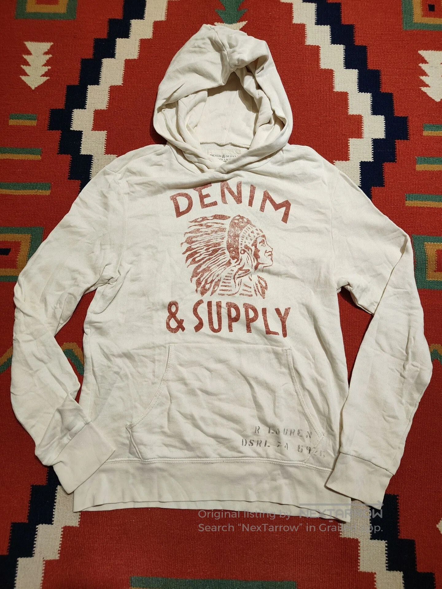 Denim & Supply Ralph Lauren Indian Hooded Sweatshirt by Ralph Lauren. Size US M / EU 48-50 / 2 - 1 Thumbnail
