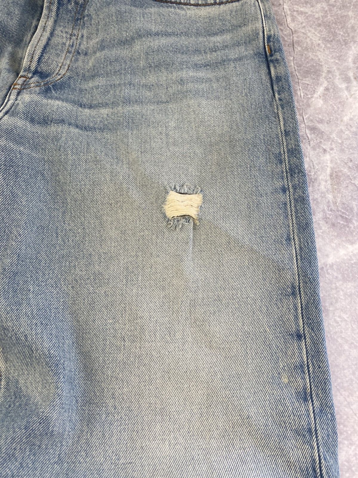 Toteme Toteme Loose Fit Distressed Jeans Size: W29 L34 Size 29" - 9 Thumbnail