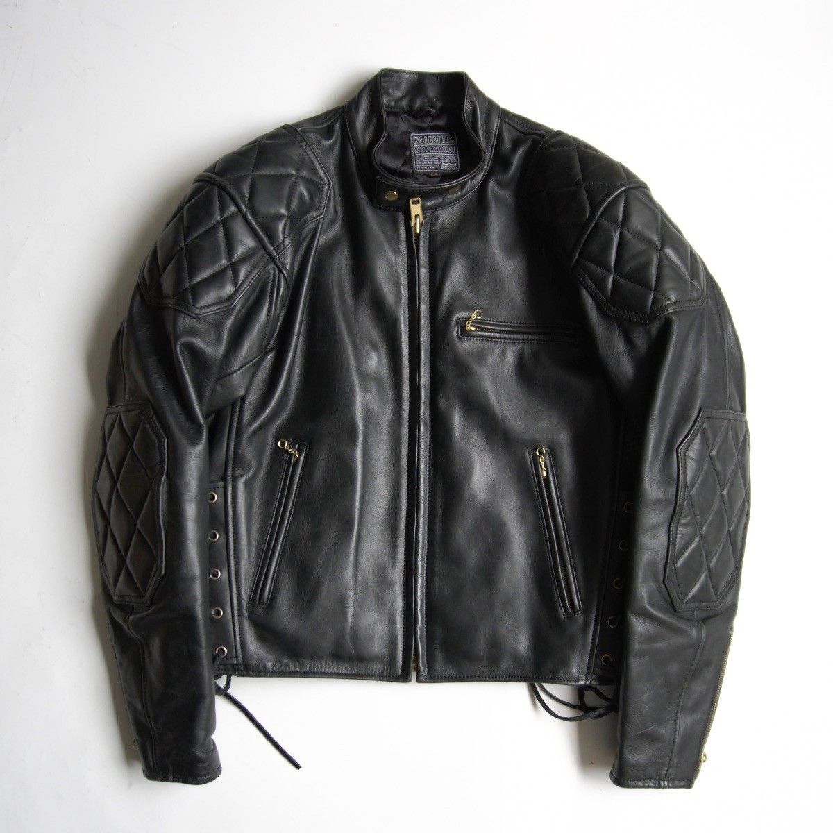 Kadoya Kadoya Padded Single Biker Jacket Black Size LL Size US XL / EU 56 / 4 - 1 Thumbnail