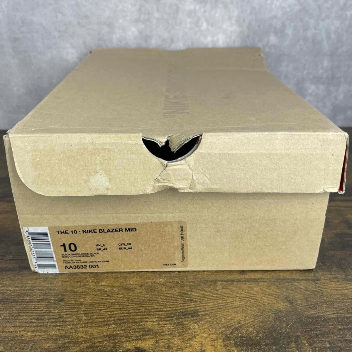 Nike × Off-White Nike Blazer Mid x OFF-WHITE Grim Reapers AA3832-001 Black OG Size US 10 / EU 43 - 9 Thumbnail