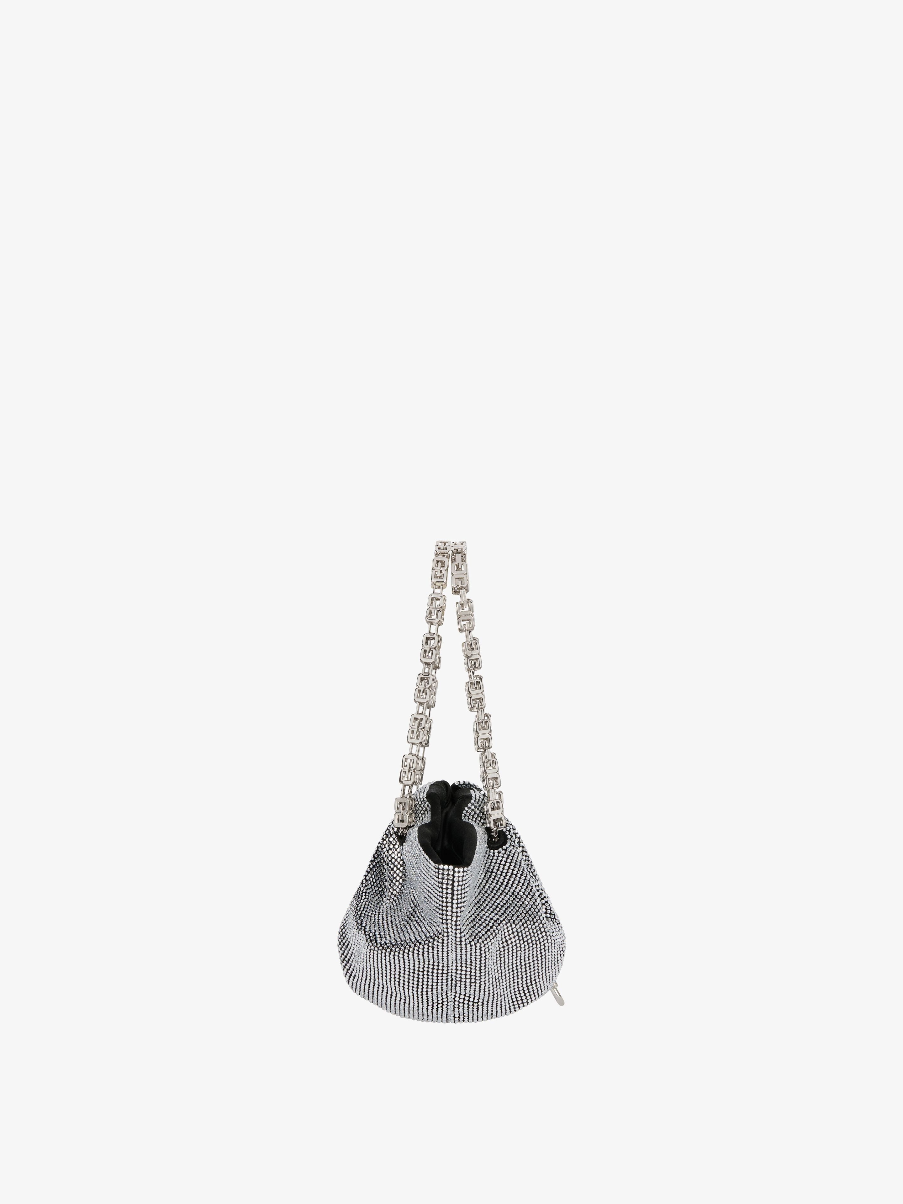 Givenchy o1srvl11e0825 Size: OS / Mini Kenny Bag Strass in Silver Size ONE SIZE - 2 Thumbnail