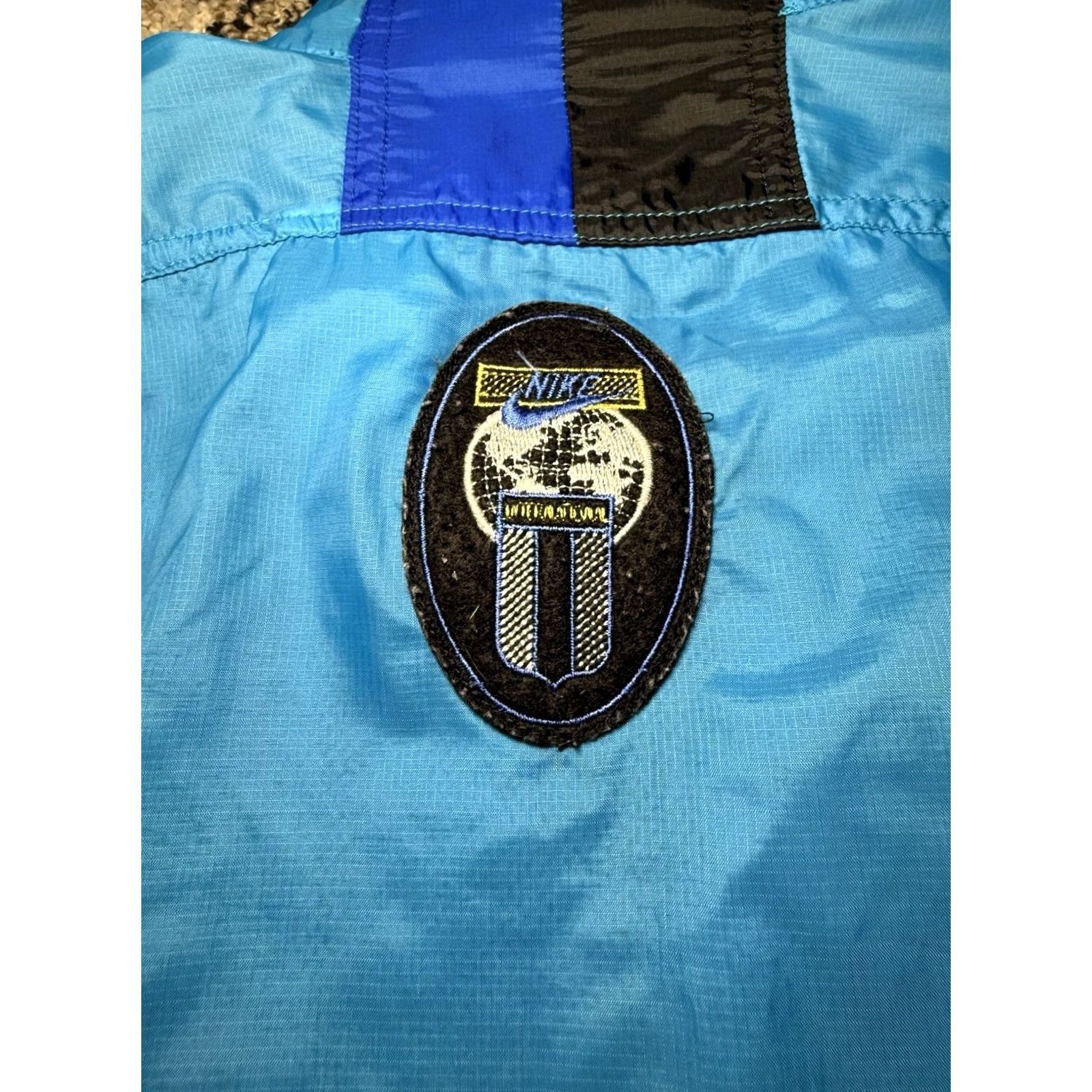 Nike VINTAGE Nike Windbreaker Jacket Pullover Track 80s 90s Blue L Size US S / EU 44-46 / 1 - 8 Thumbnail