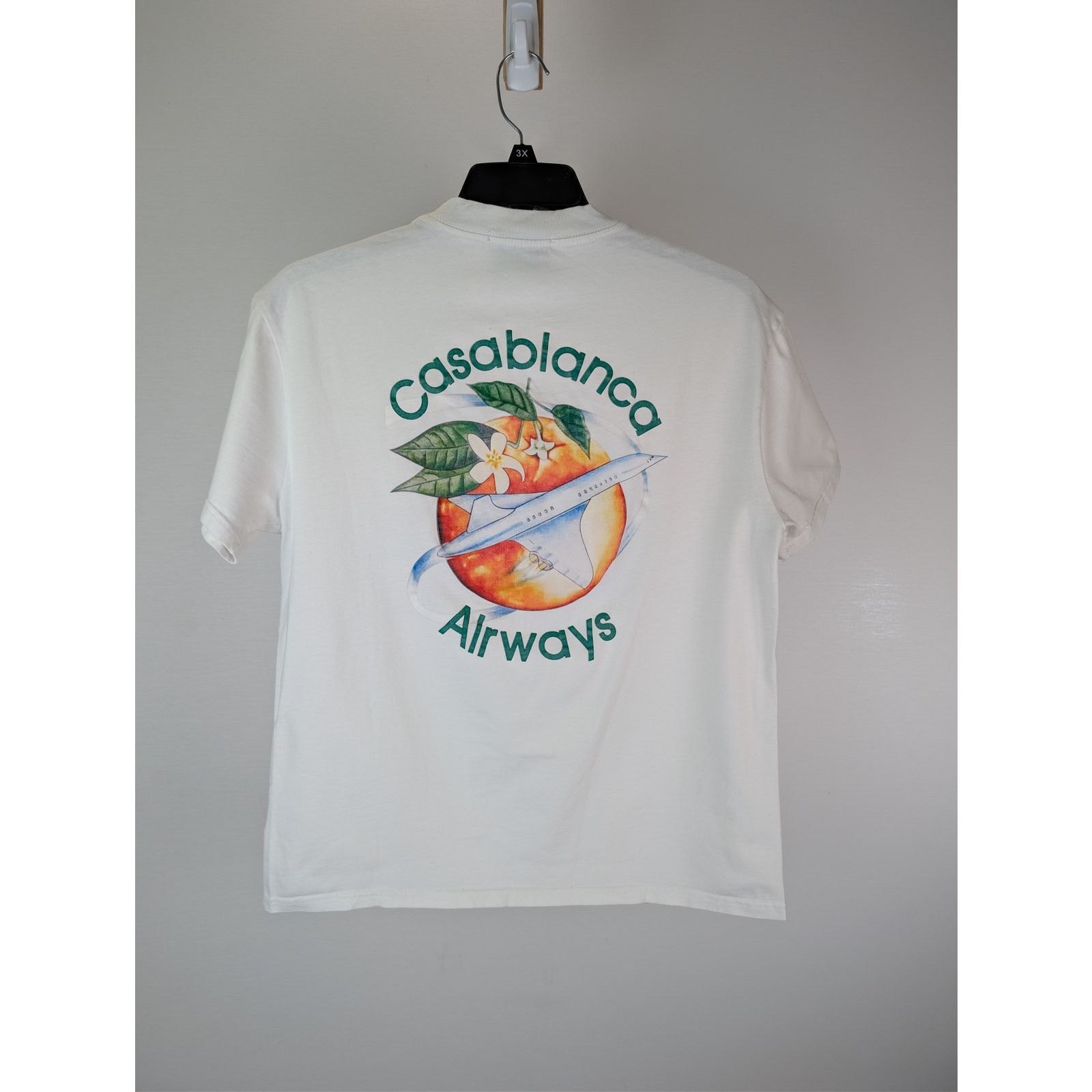 Casablanca o1rshd1 CC20 Orbite Autour De L'Orange airway print t-Shirt Size US L / EU 52-54 / 3 - 9 Thumbnail