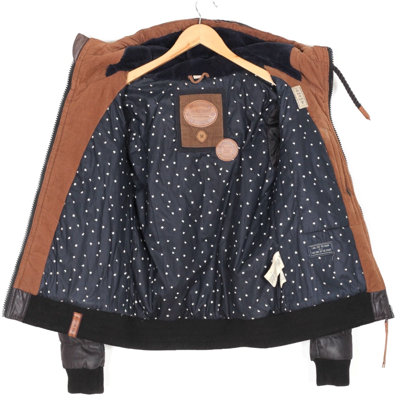 Vintage VINTAGE NAKETANO Hooded Padded Jacket Women M Grey MJ5167 Size M / US 6-8 / IT 42-44 - 5 Thumbnail
