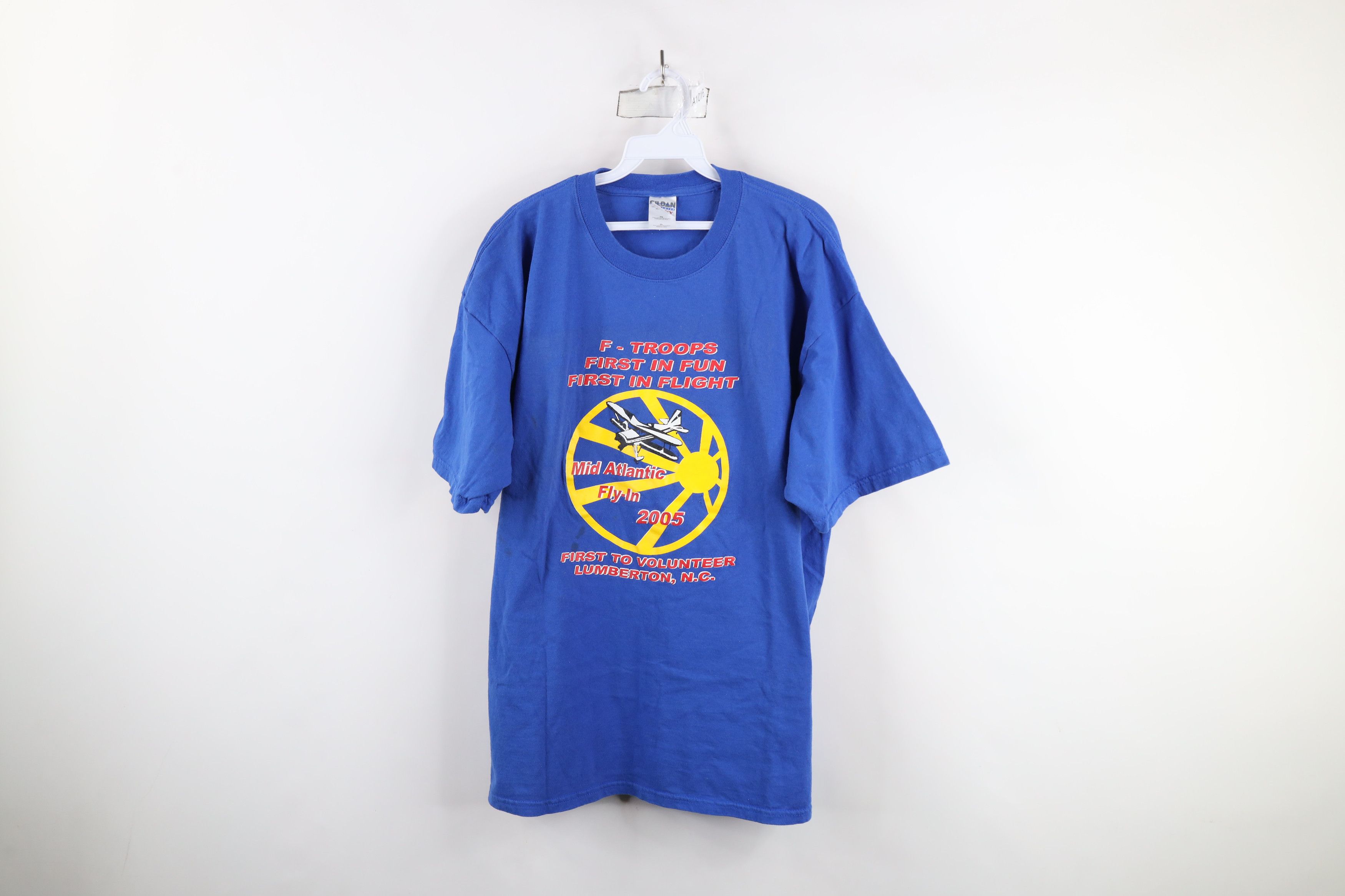 Vintage Vintage Y2K 2005 F-Troops Atlantic Fly In Airplane T-Shirt Size US XL / EU 56 / 4 - 1 Thumbnail