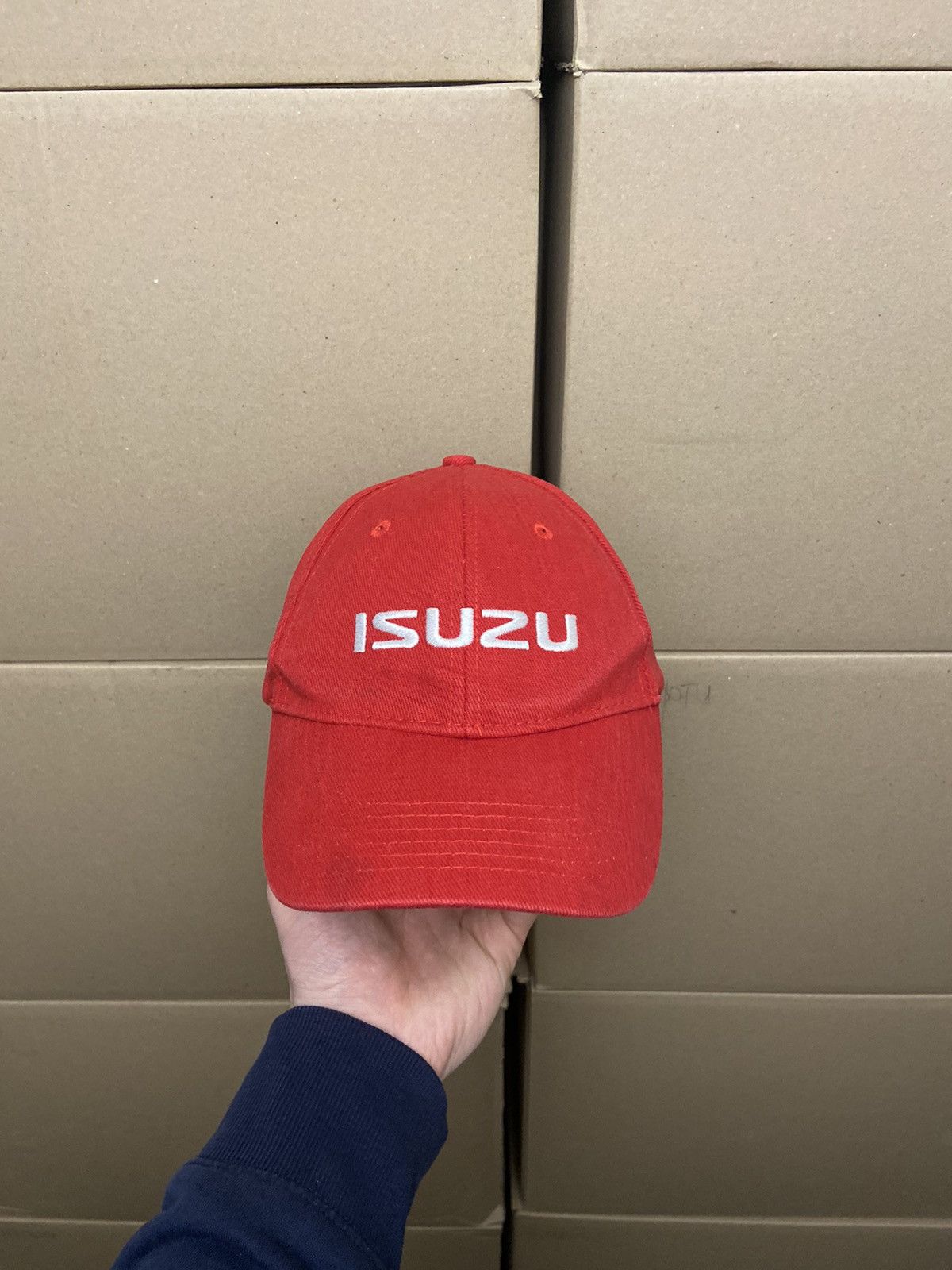 Japanese Brand × Vintage VINTAGE ISUZU RACING CAP HAT Y2K MOTO FORMULA UNO SKATE F1 Size ONE SIZE - 6 Thumbnail