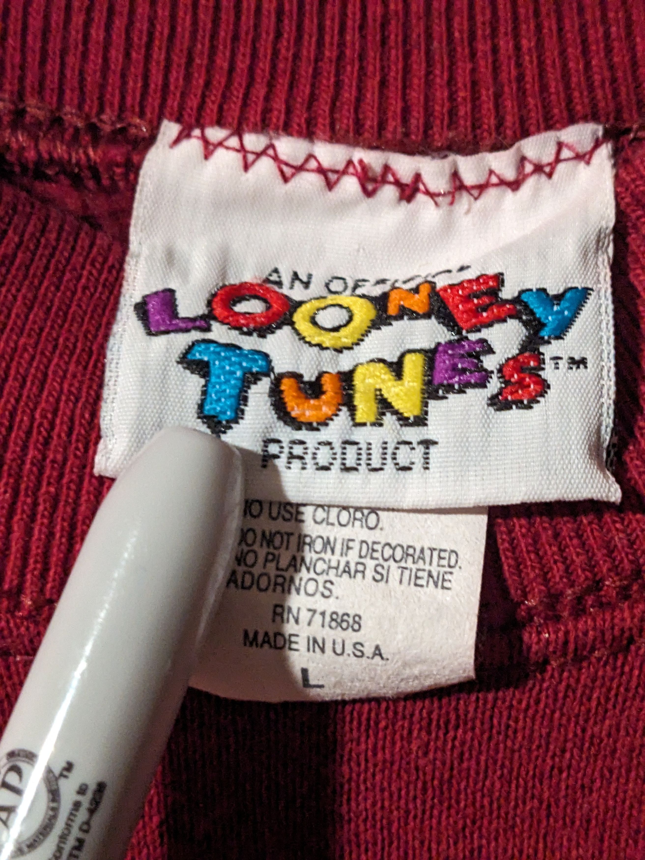Cartoon Network × Vintage Vintage 1996 Tweety Bird Looney Tunes Red Large Sweatshirt Size US L / EU 52-54 / 3 - 3 Thumbnail