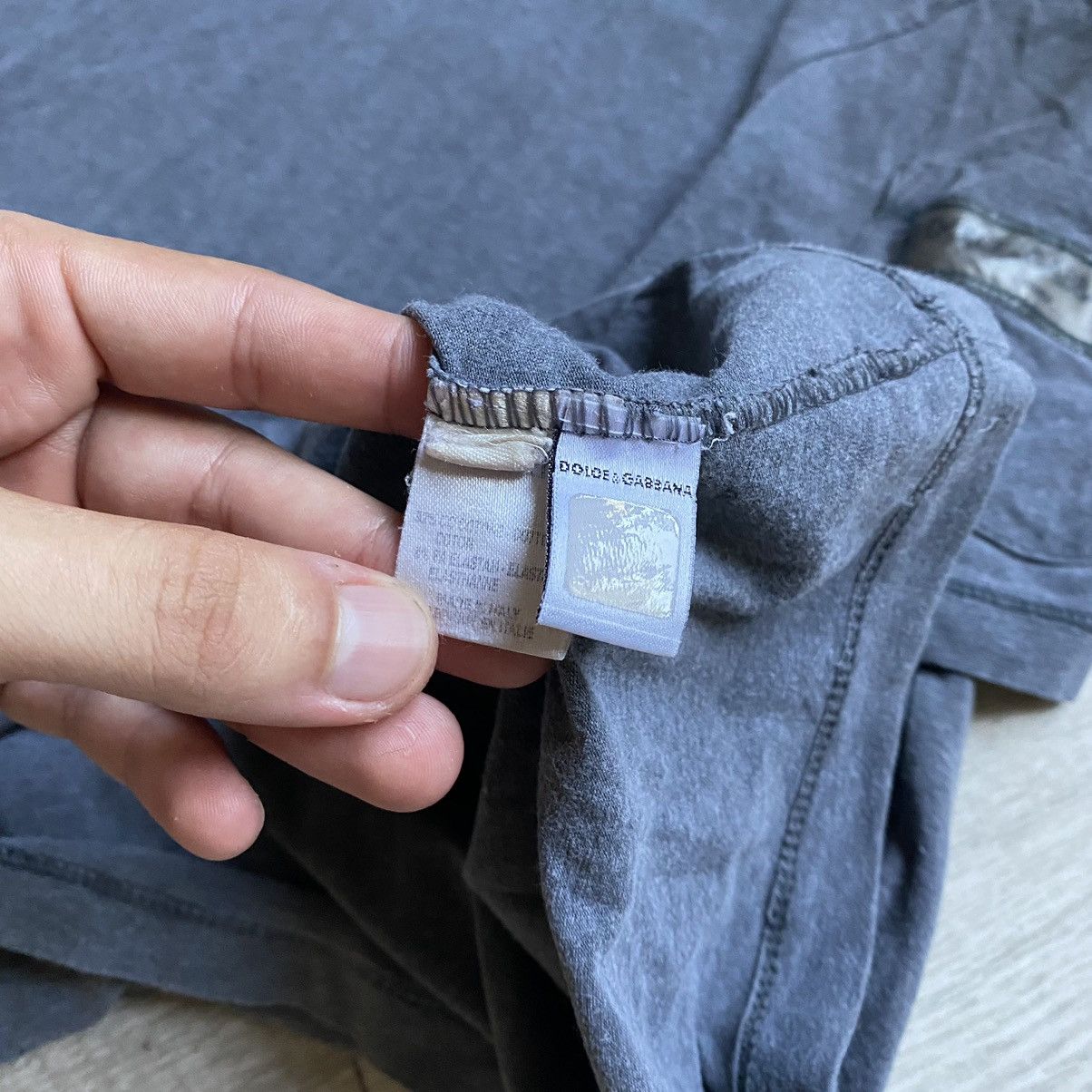 Dolce & Gabbana VINTAGE DOLCE AND GABBANA INTIMO POCKET ON SLEEVE T SHIRT Size US M / EU 48-50 / 2 - 5 Thumbnail