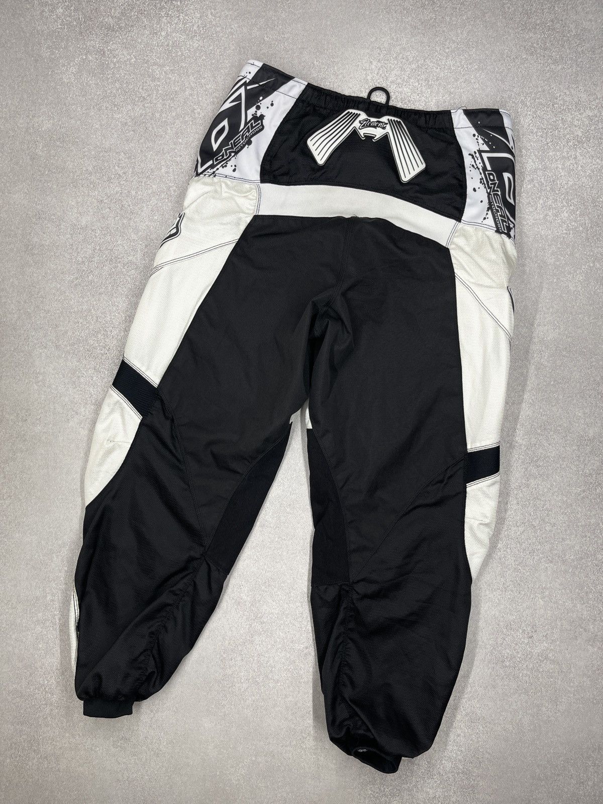 O'Neill Mens Oneal MX Element Motocross Pants Racing Black/White Size US 36 / EU 52 - 5 Thumbnail