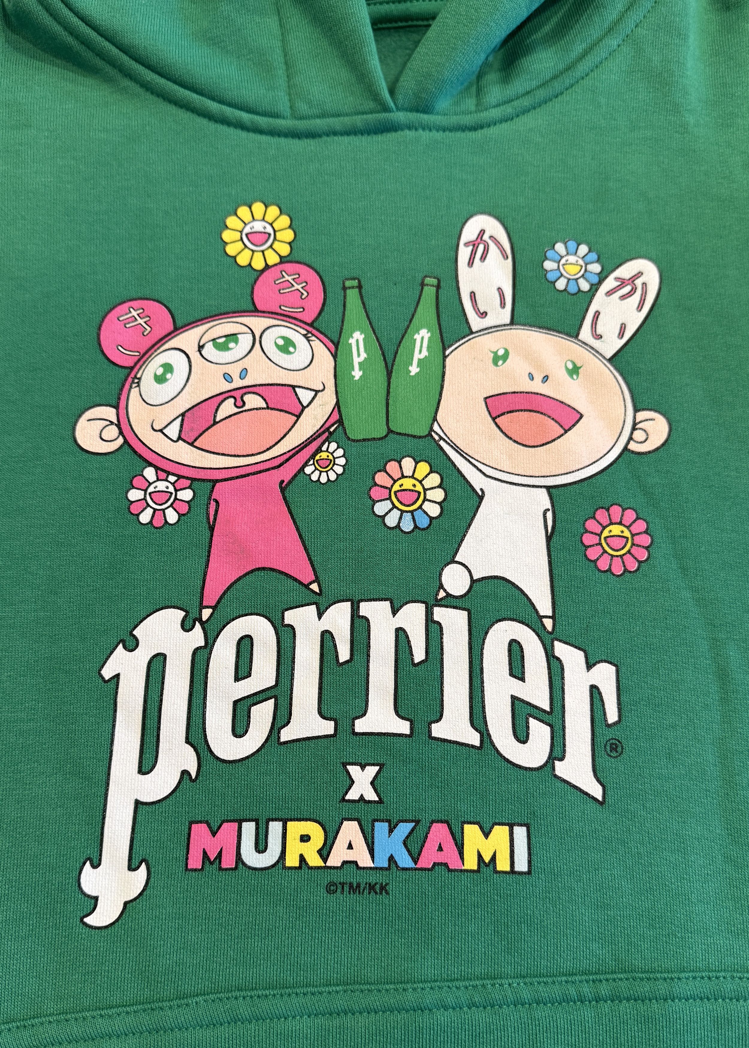Takashi Murakami TAKASHI MURAKAMI X PERRIER HOODIE SWEATSHIRT GREEN MEDIUM Size US M / EU 48-50 / 2 - 5 Thumbnail