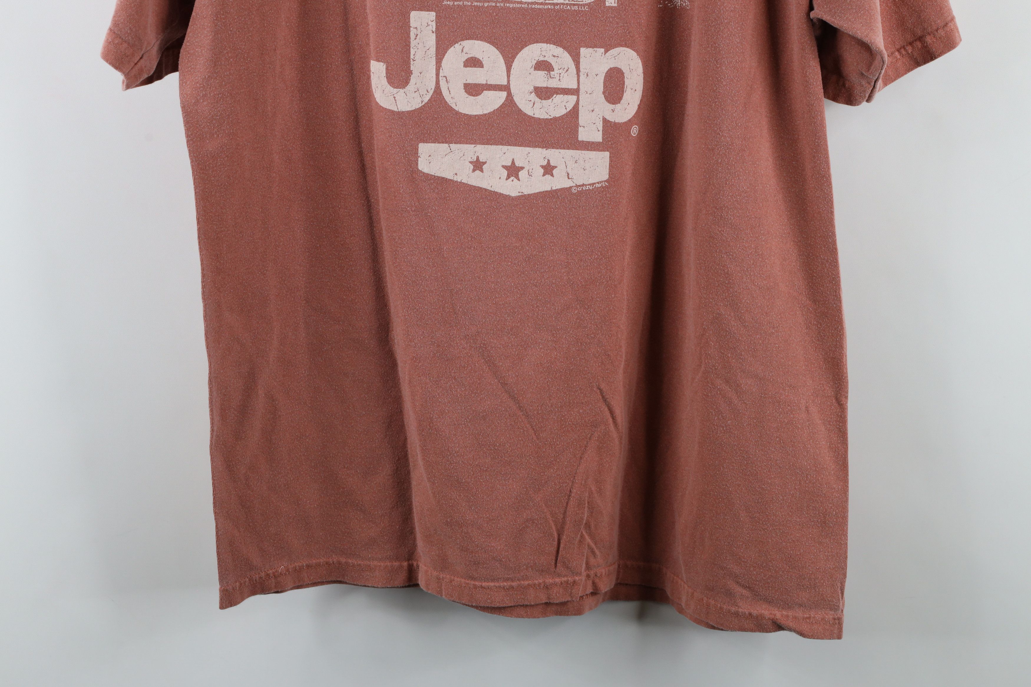 Vintage Vintage Jeep Motor Co Dye Stonewash Spell Out T-Shirt Cotton Size US M / EU 48-50 / 2 - 13 Thumbnail
