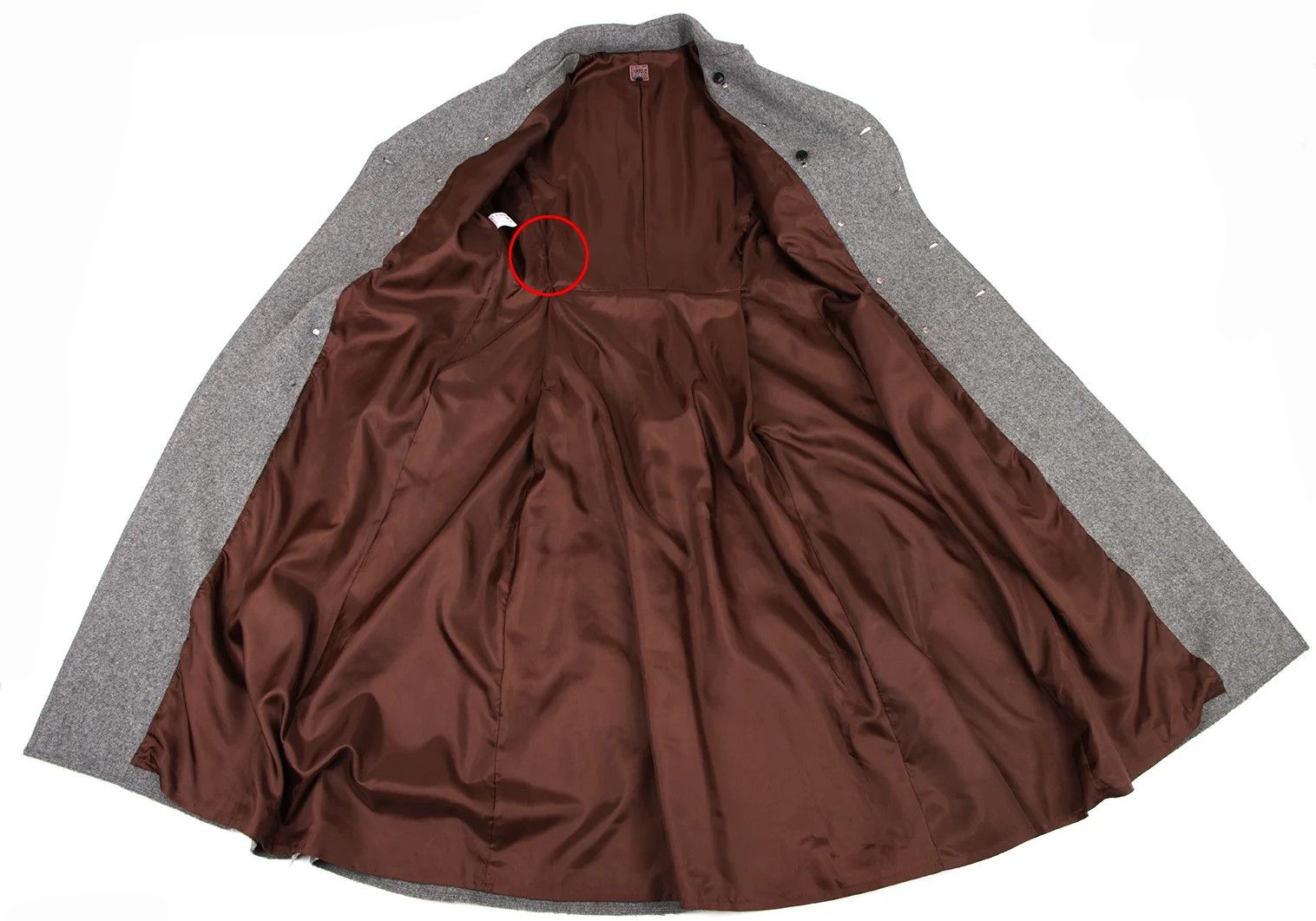 Jean Paul Gaultier Wool Nylon Blend Metal Logo Button Long Double Coat Gray 48 Size US M / EU 48-50 / 2 - 12 Thumbnail