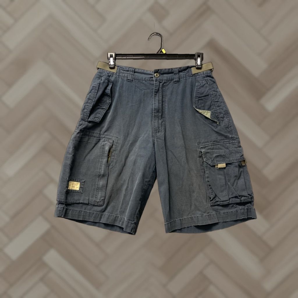 American Eagle Outfitters AMERICAN EAGLE Cargo Shorts Men 32 Faded Black Cotton Regular Size US 32 / EU 48 - 1 Thumbnail