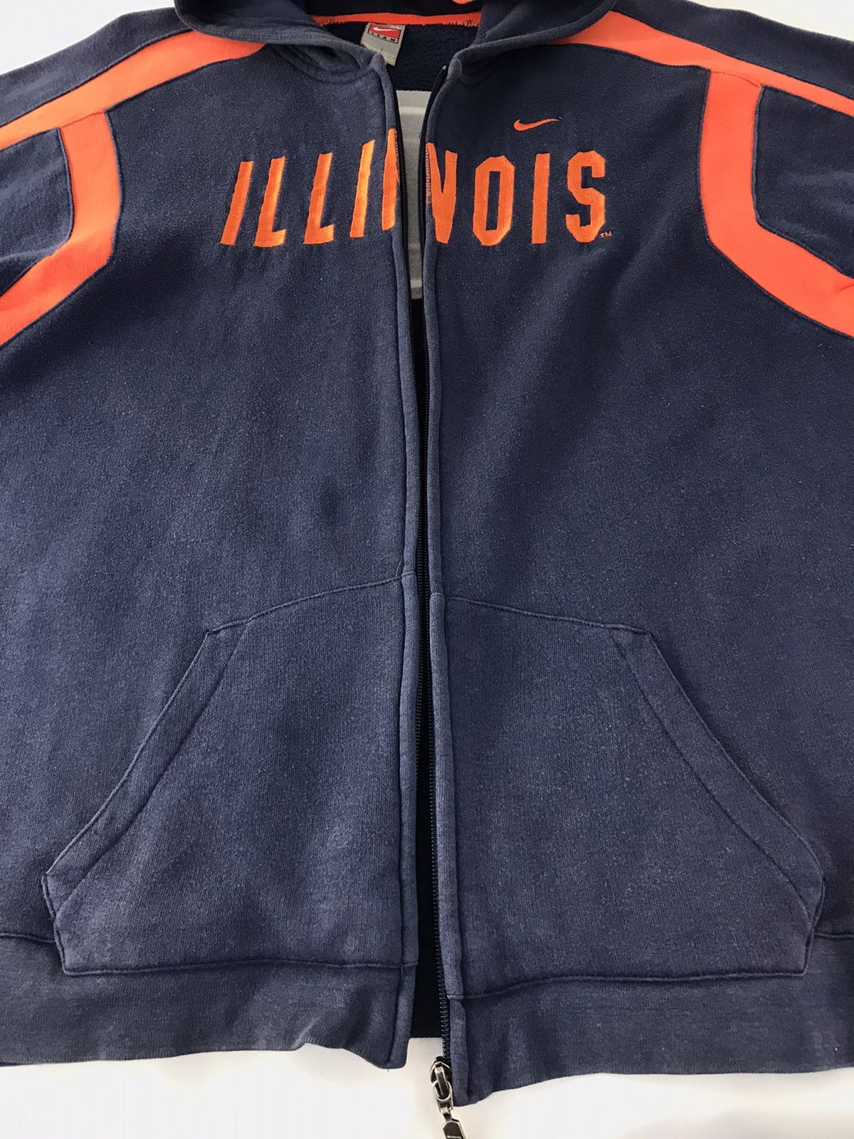 Nike Sweater Nike Team ILLINOIS Sportwear Zipper Hoodie Size US L / EU 52-54 / 3 - 5 Thumbnail