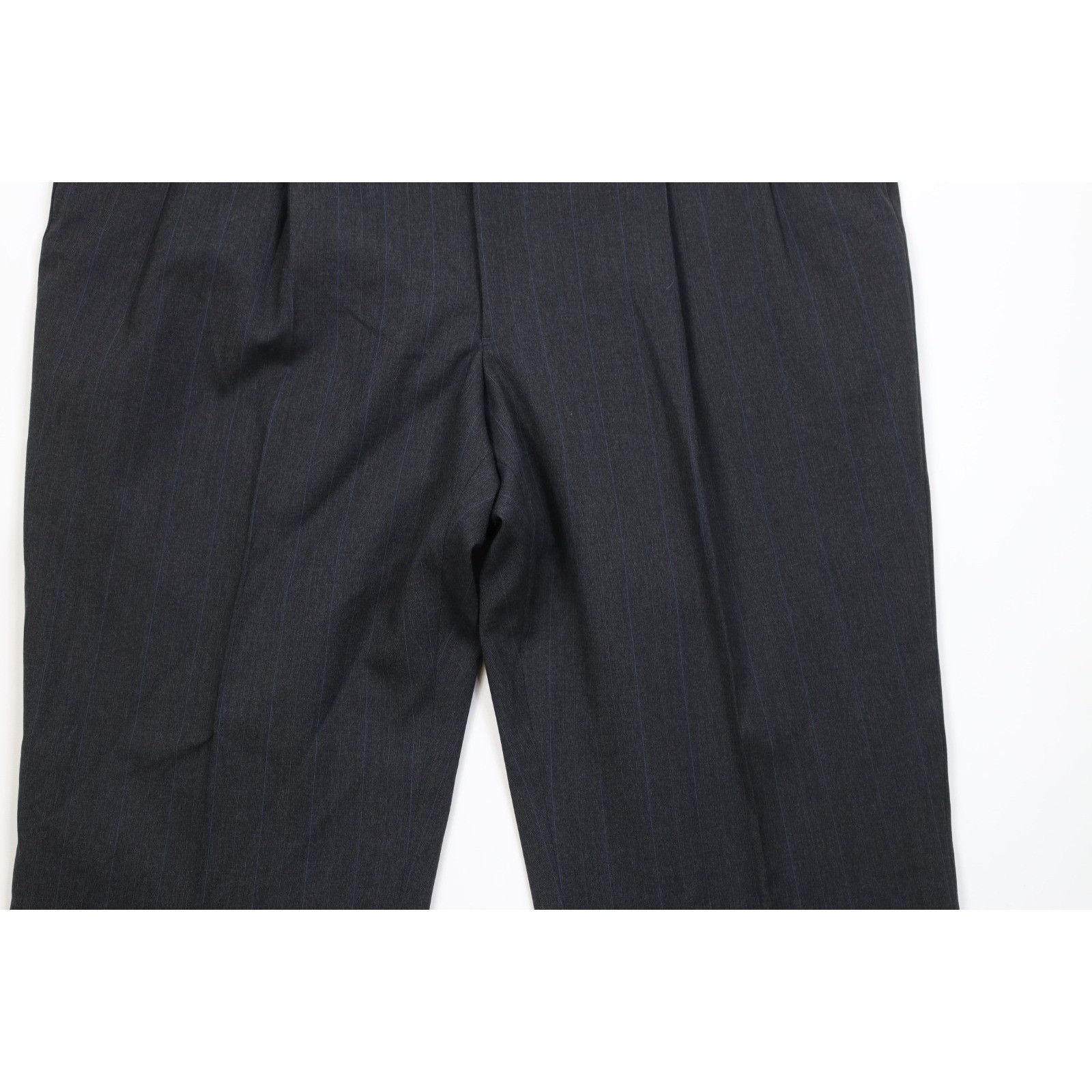 Vintage Vintage 90s Streetwear 2 Piece Wool Pinstriped Suit Size 50R - 11 Thumbnail