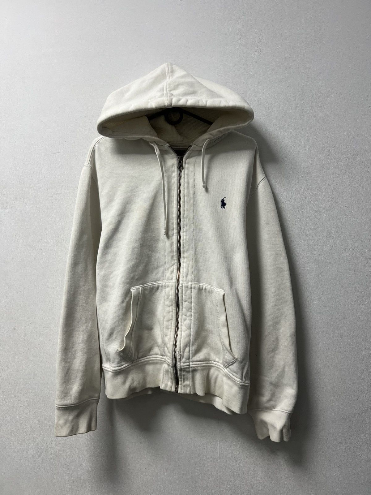 Polo Ralph Lauren Grey Polo Ralph Lauren Zip Up Hoodie Sweatshirt Size US L / EU 52-54 / 3 - 1 Thumbnail