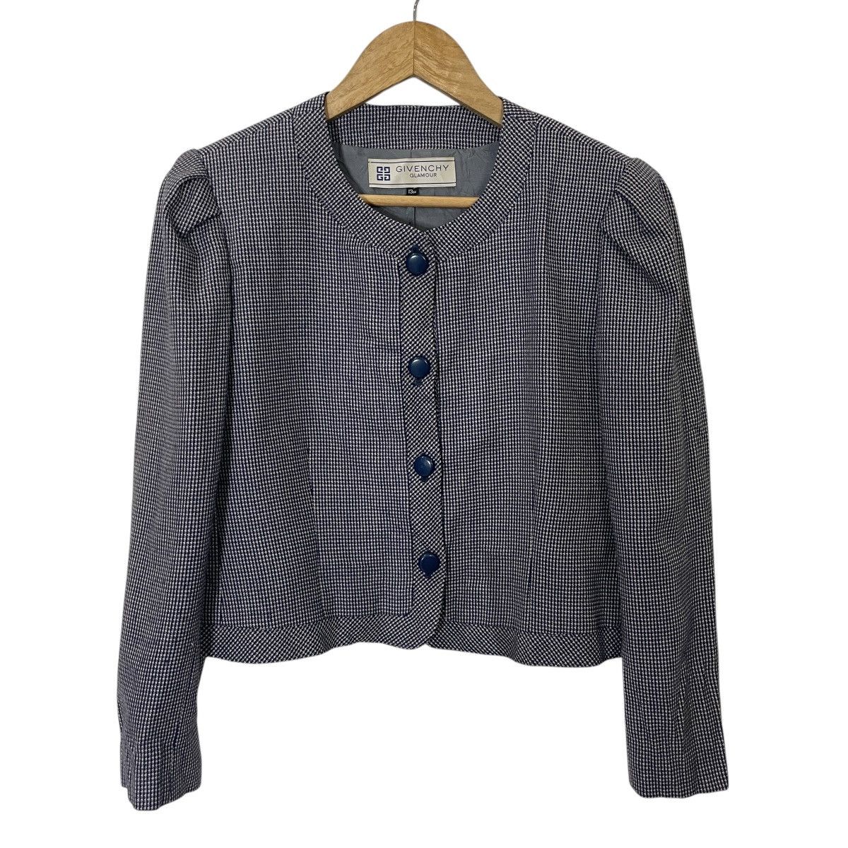 Givenchy Vintage Givenchy Glamour Tweed Jacket Size L / US 10 / IT 46 - 1 Thumbnail