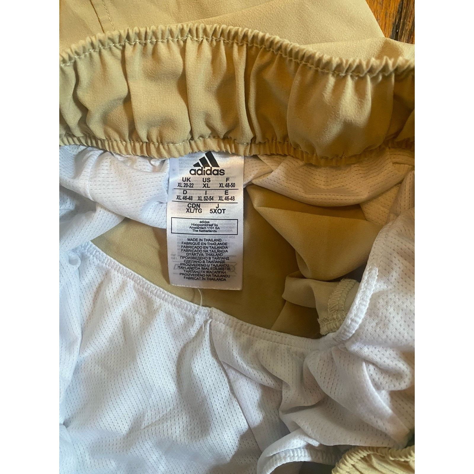 Adidas Adidas Softest Running Shorts Women’s XL Pale Cream Yellow Size 36" / US 14 / IT 50 - 7 Thumbnail