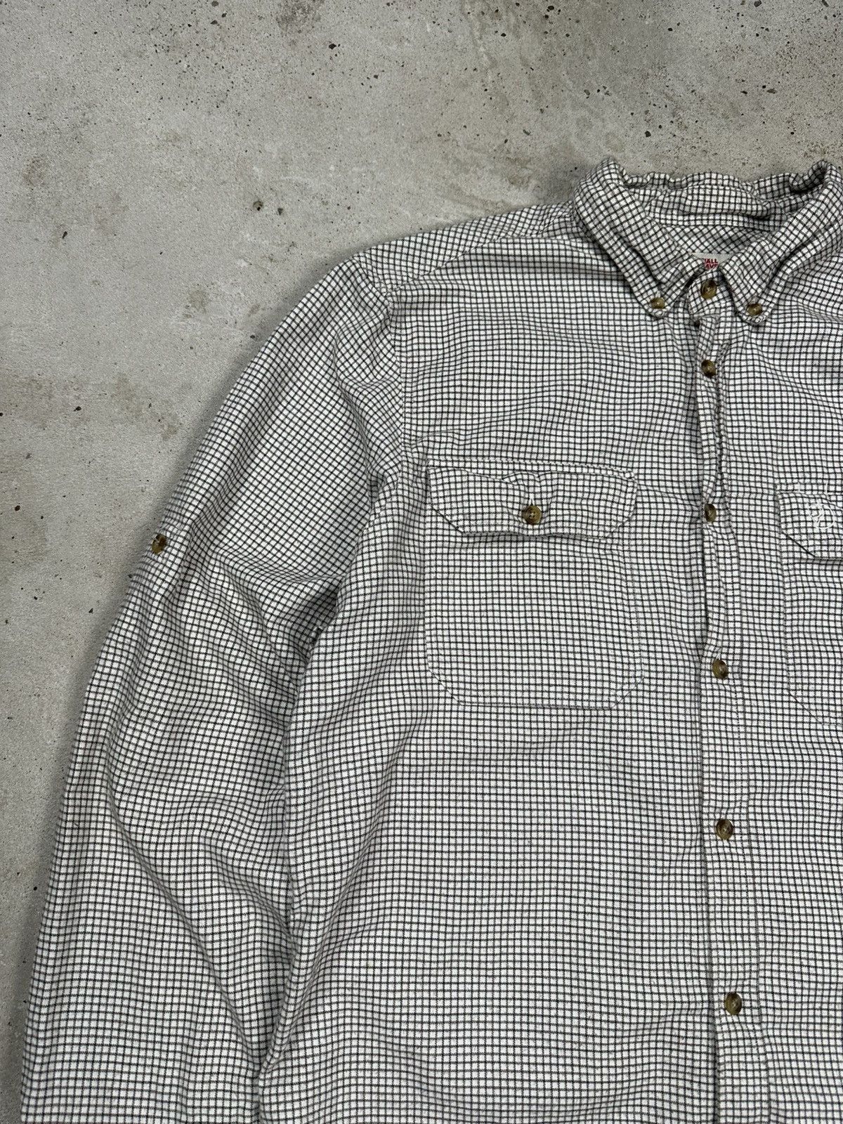 Fjallraven Forest Flannel Shirt Check Plaid Button Up