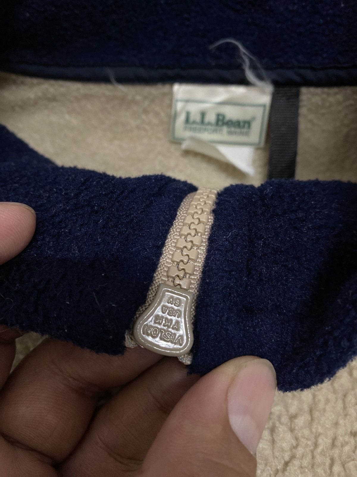 L.L. Bean Vintage L.L Bean halfzip Fleece Jacket Size US L / EU 52-54 / 3 - 7 Thumbnail