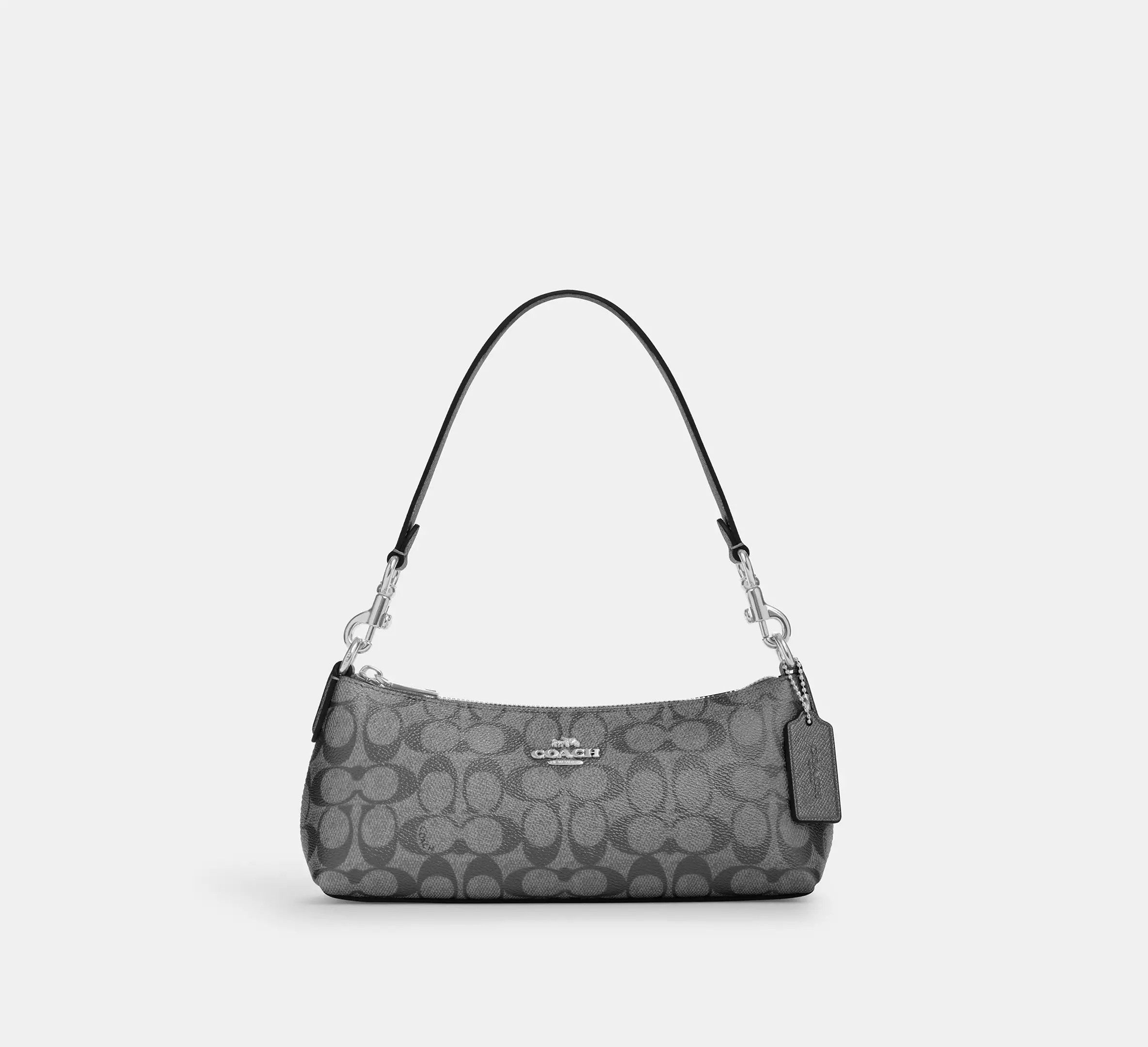 Coach Charlotte Shoulder Bag In Signature Canvas CX580 Size ONE SIZE - 9 Thumbnail