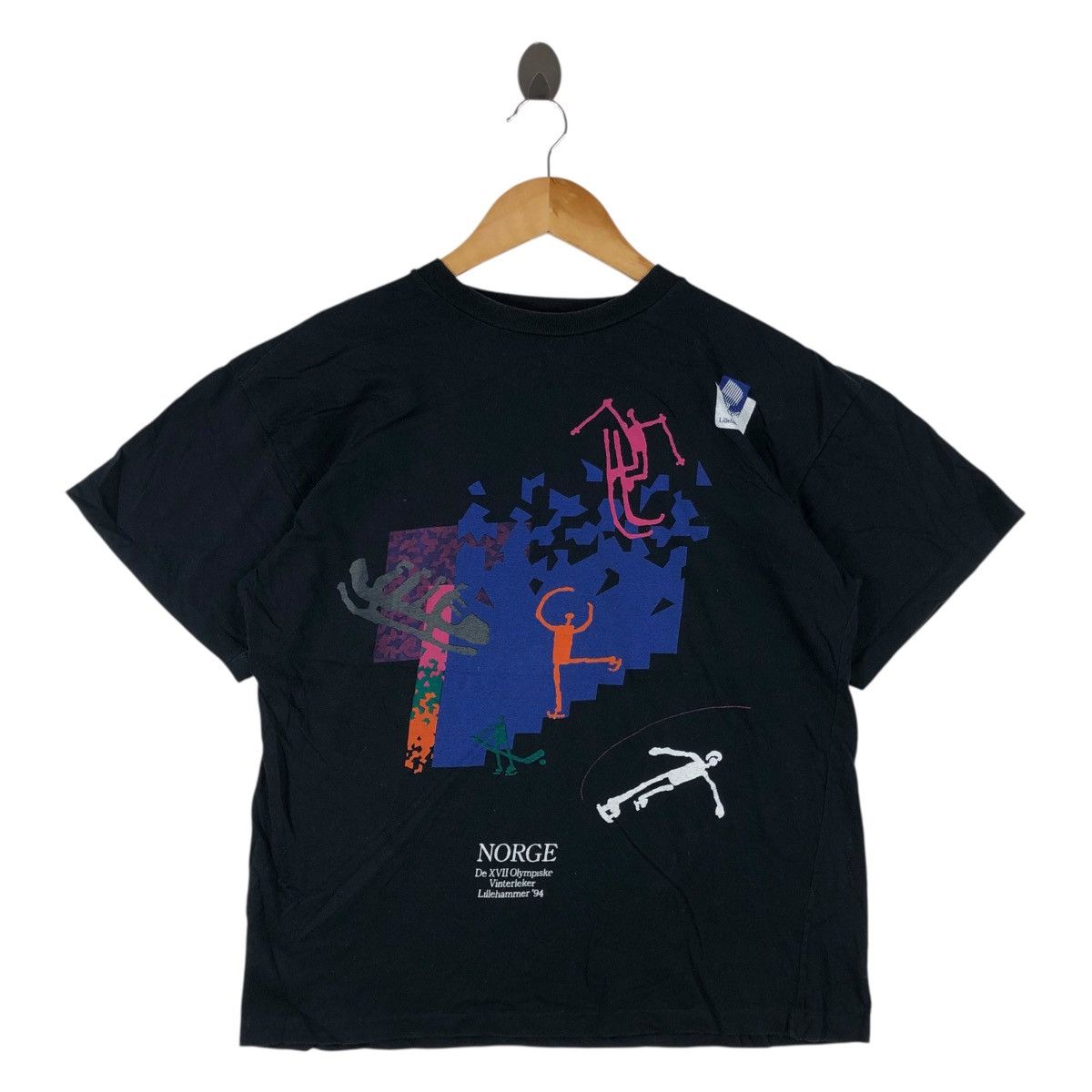 USA Olympics Vintage 1994 Lillehammer Winter Olympics Tee Size US M / EU 48-50 / 2 - 1 Thumbnail