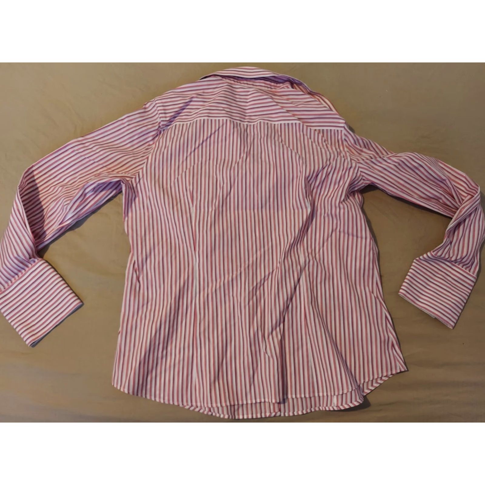 Talbots Talbots Blouse Shirt 12 Red Cotton Button Collared Long Sleeve Women's Regular Size XL / US 12-14 / IT 48-50 - 5 Thumbnail