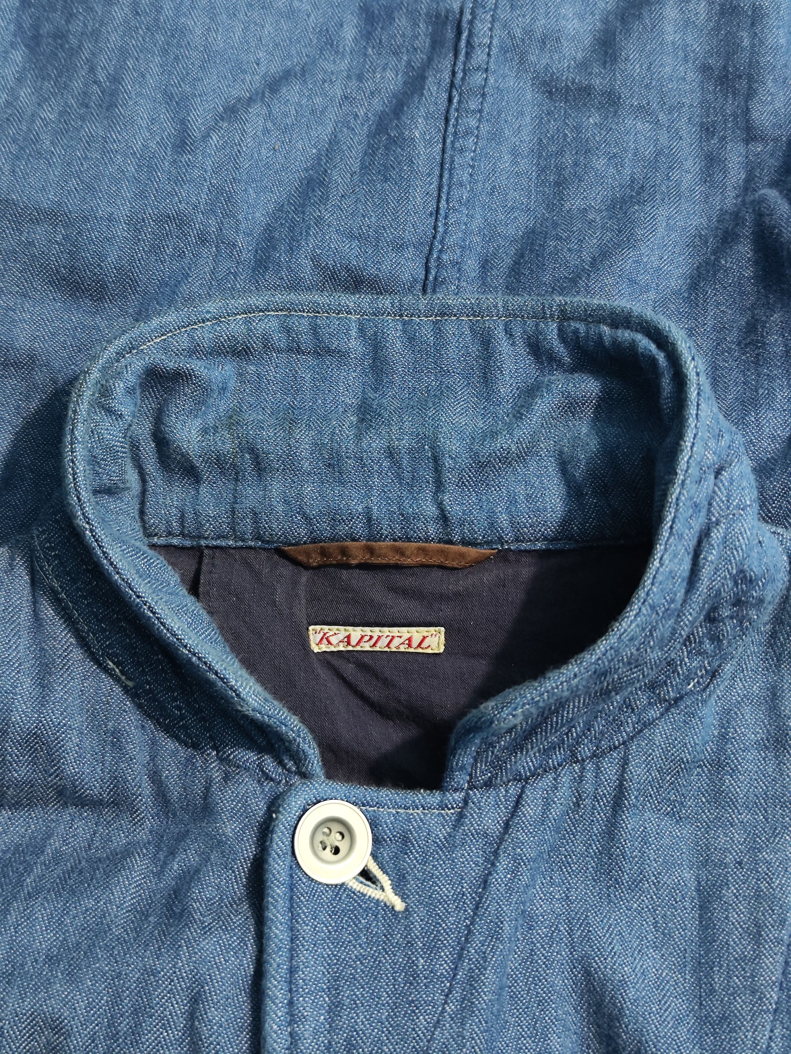 Kapital Kapital Breasted Sailor Indigo Denim Jacket Size US S / EU 44-46 / 1 - 5 Thumbnail