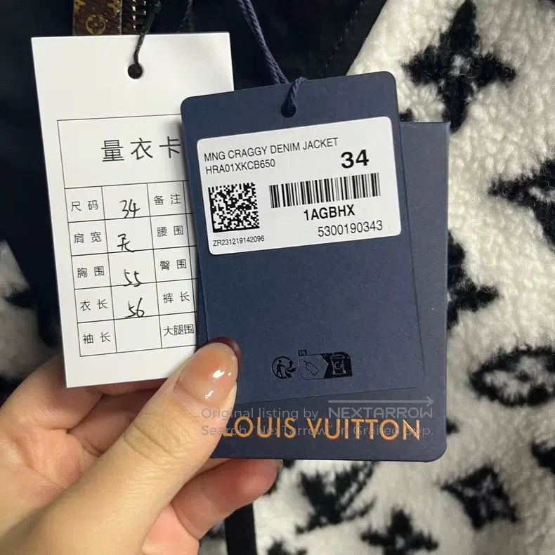 Louis Vuitton Louis Vuitton Black and white teddy fleece ruffle zip hood Size XXS / US 00 / IT 34 - 4 Thumbnail