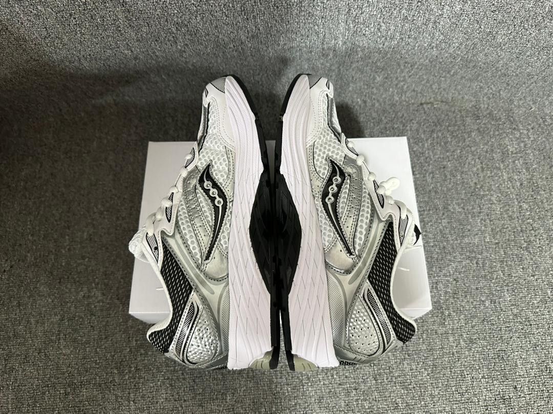Saucony Saucony Omni 9 Silver White Grey Size US 9.5 / EU 42-43 - 7 Thumbnail