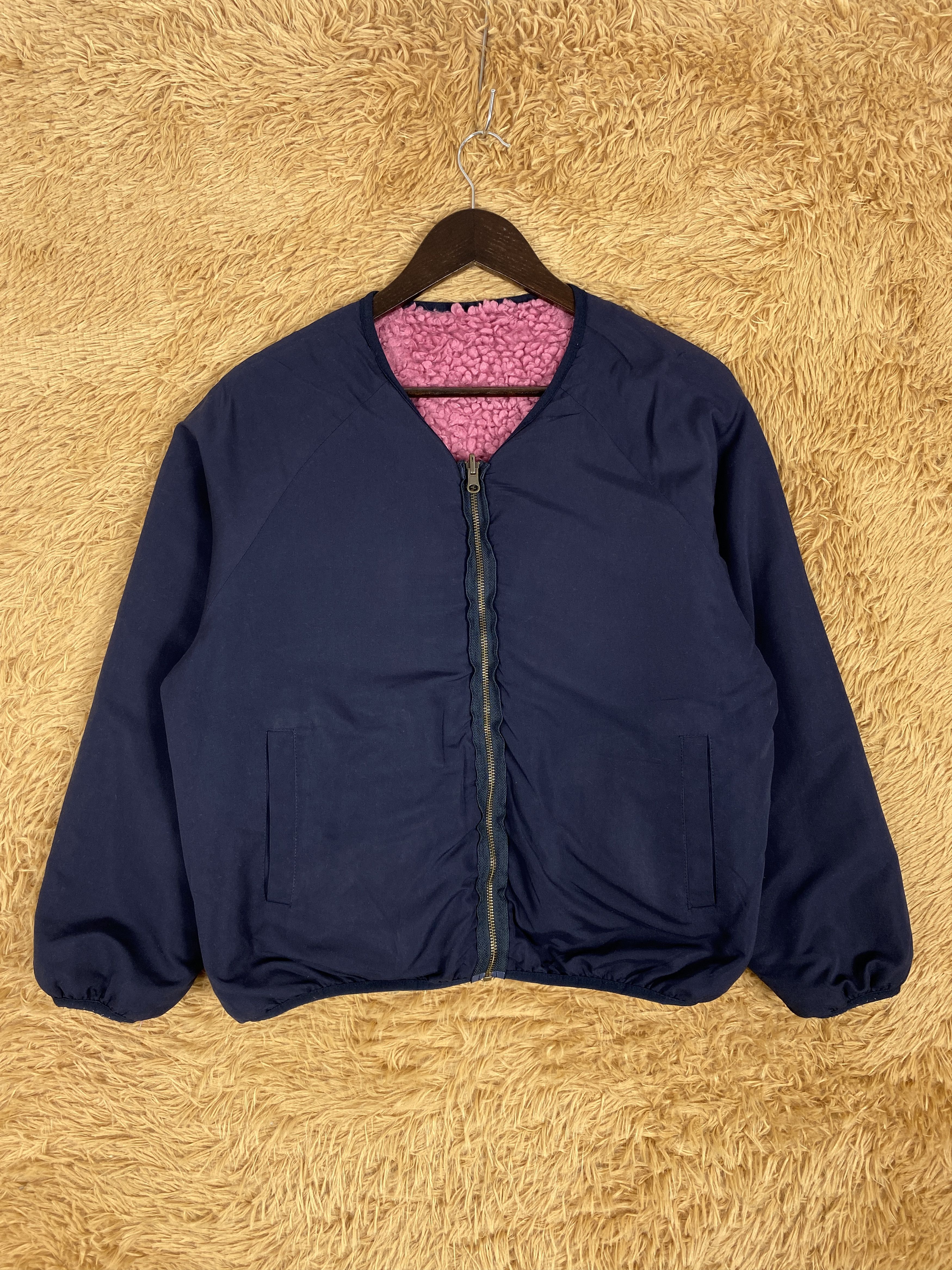 Japanese Brand Vintage Japanese Brand Sherpa Reversible Jacket PJ2429 Size US M / EU 48-50 / 2 - 6 Thumbnail
