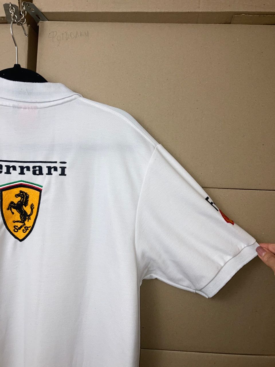 Ferrari VINTAGE SHELL HELIX FERRARI POLO SHIRT RACING FORMULA 1 Y2K Size US XL / EU 56 / 4 - 5 Thumbnail