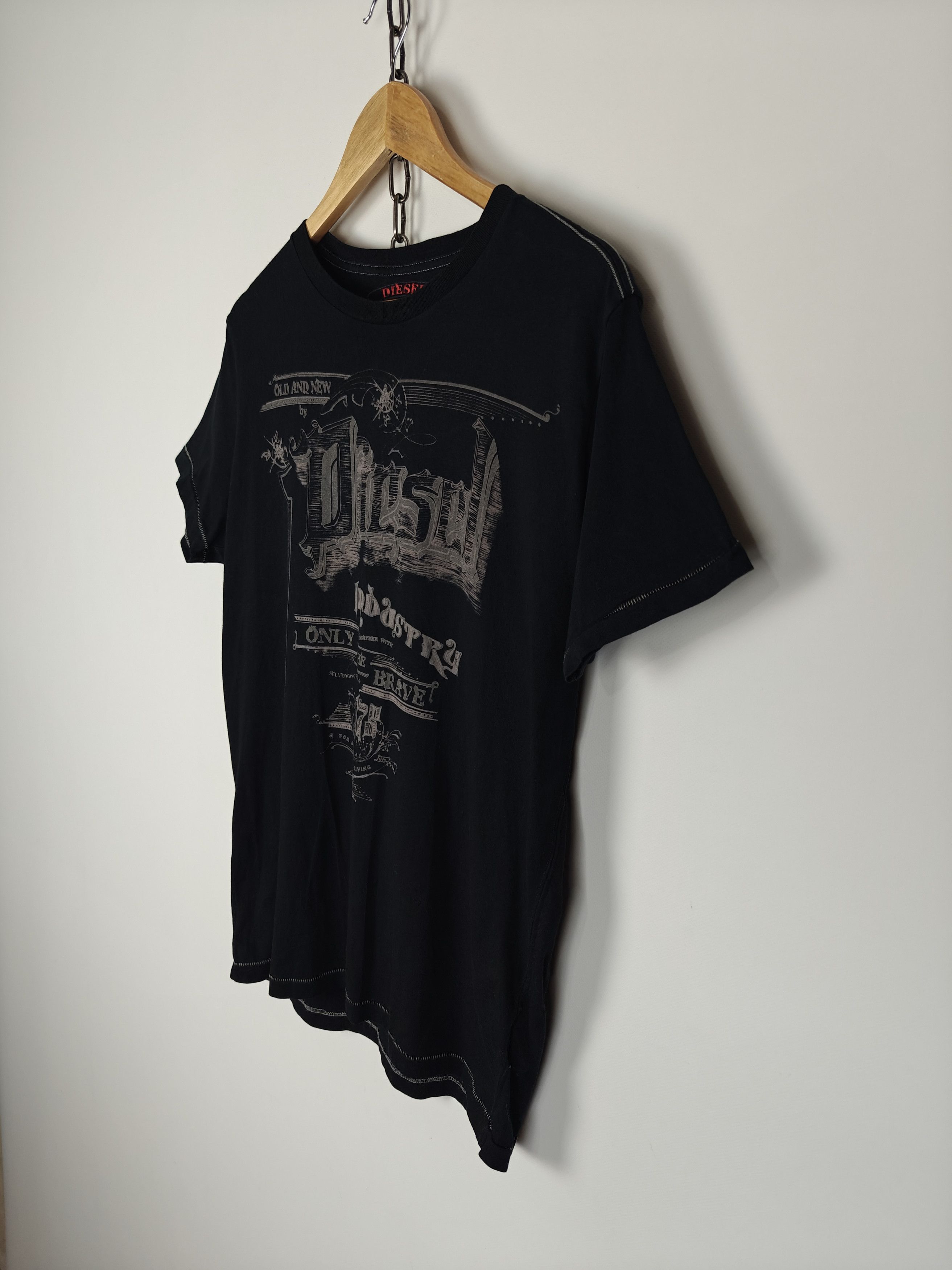 Diesel Diesel Industry T-Shirt Crewneck Tee Black Logo size L Size US L / EU 52-54 / 3 - 5 Thumbnail
