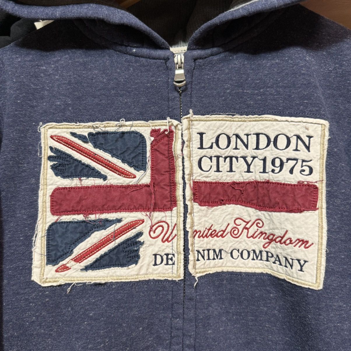 Hysteric Glamour 📌 Crazy Y2K British Britain Flag Archive Zip Hoodie Size US M / EU 48-50 / 2 - 3 Thumbnail