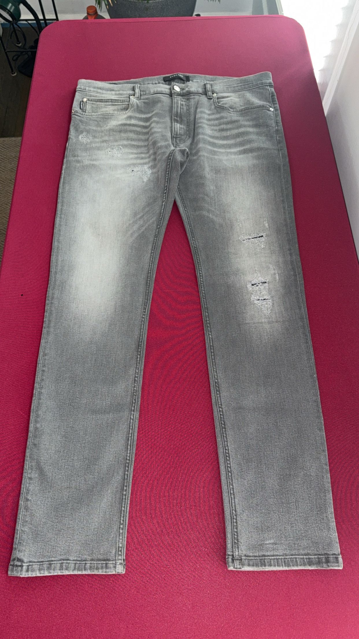 Versace Authentic Versace Medusa Embroidered Denim Jeans Size US 39 - 4 Thumbnail