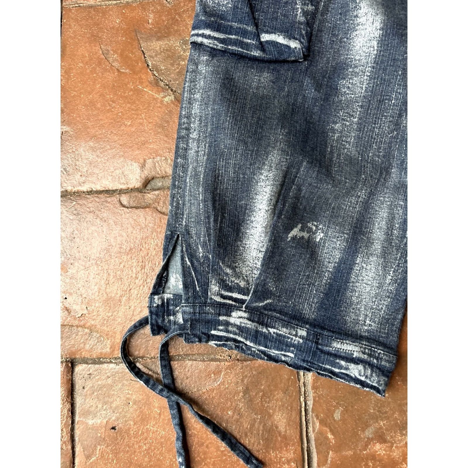 Vintage VINTAGE Raw Blue Lady Long Capri Jeans Jeans Women 5/6 Blue Denim 5-Pocket Grunge 90s Retro USA Mens? Size 27" / US 4 / IT 40 - 4 Thumbnail