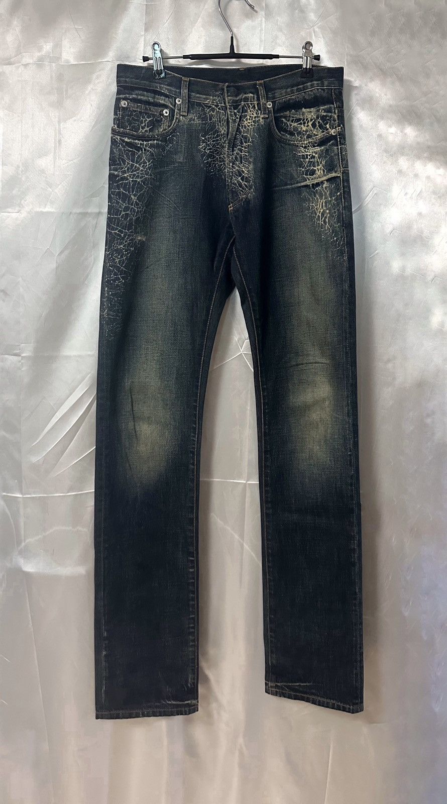 Dior Hedi Slimane SS05 Dior Homme 'Beck' Black Fabric Jeans