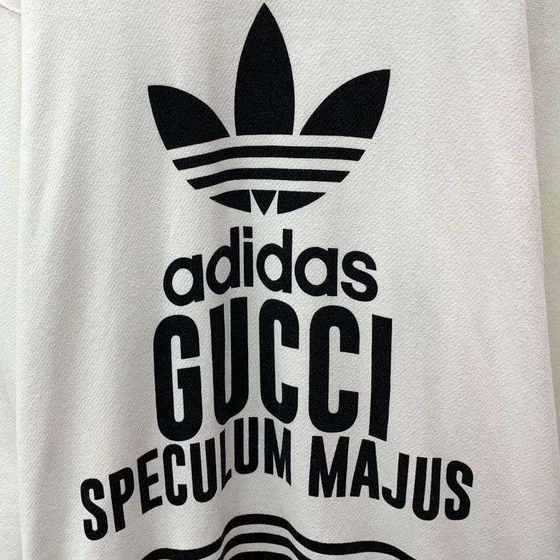 Gucci Gucci Co-branded white logo letter printed cotton hooded d Size US XXL / EU 58 / 5 - 5 Thumbnail
