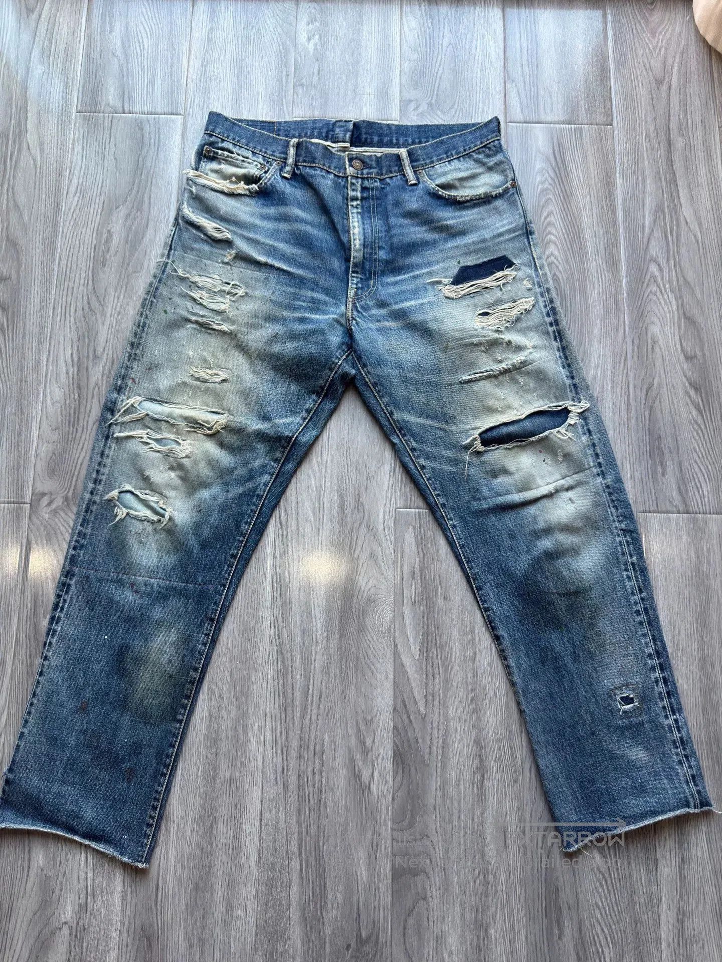 Visvim visvim 19ss Distressed Blue Jeans. Size US 36 / EU 52 - 1 Thumbnail