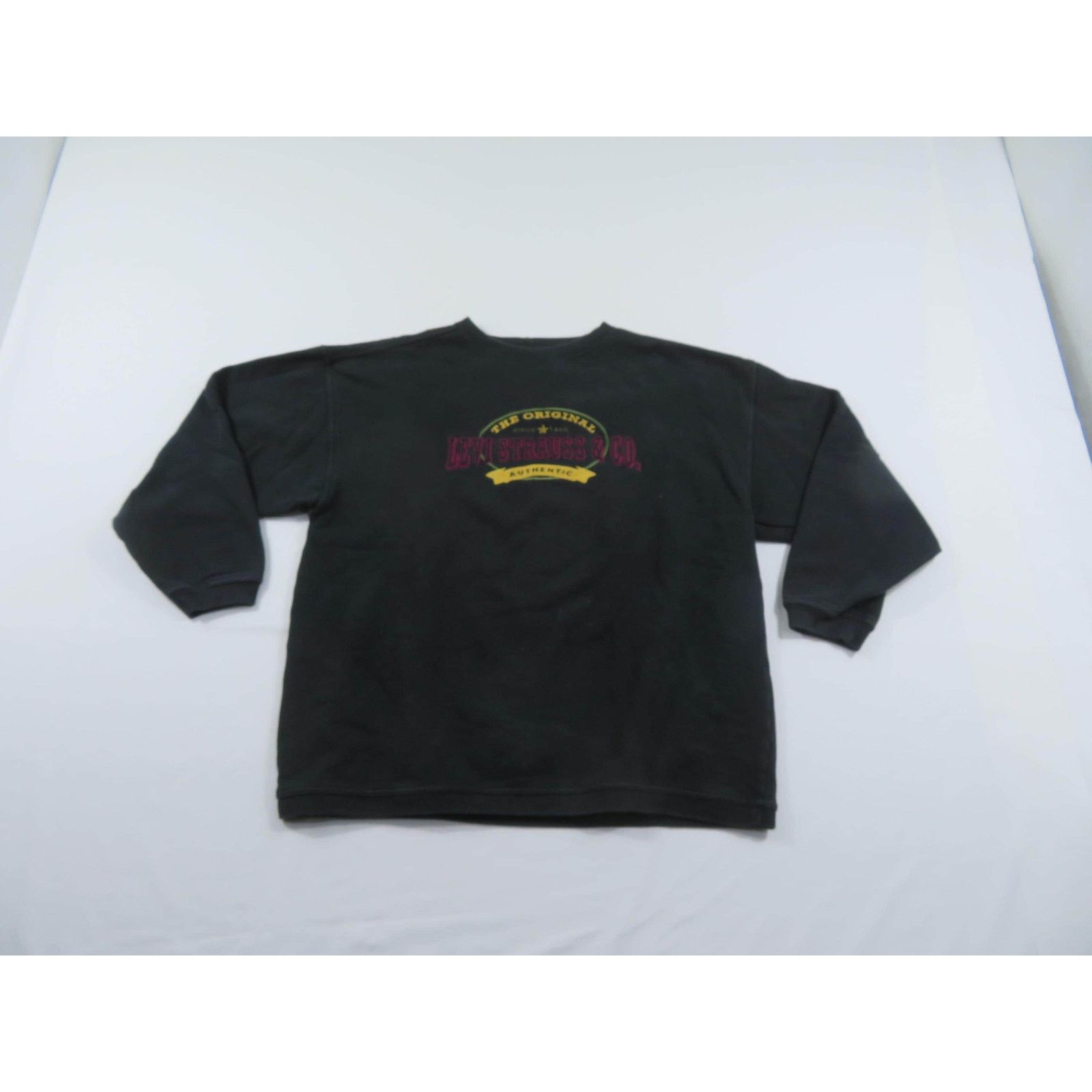 Levi's Levis Strauss & Co Brand Sweatshirt Black Sz XL? Size US XL / EU 56 / 4 - 1 Thumbnail