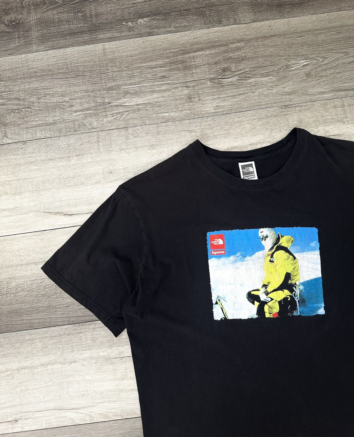 Supreme × The North Face Supreme The North Face Photo Tee Black XL Climber Ice TNF Size US XL / EU 56 / 4 - 2 Thumbnail
