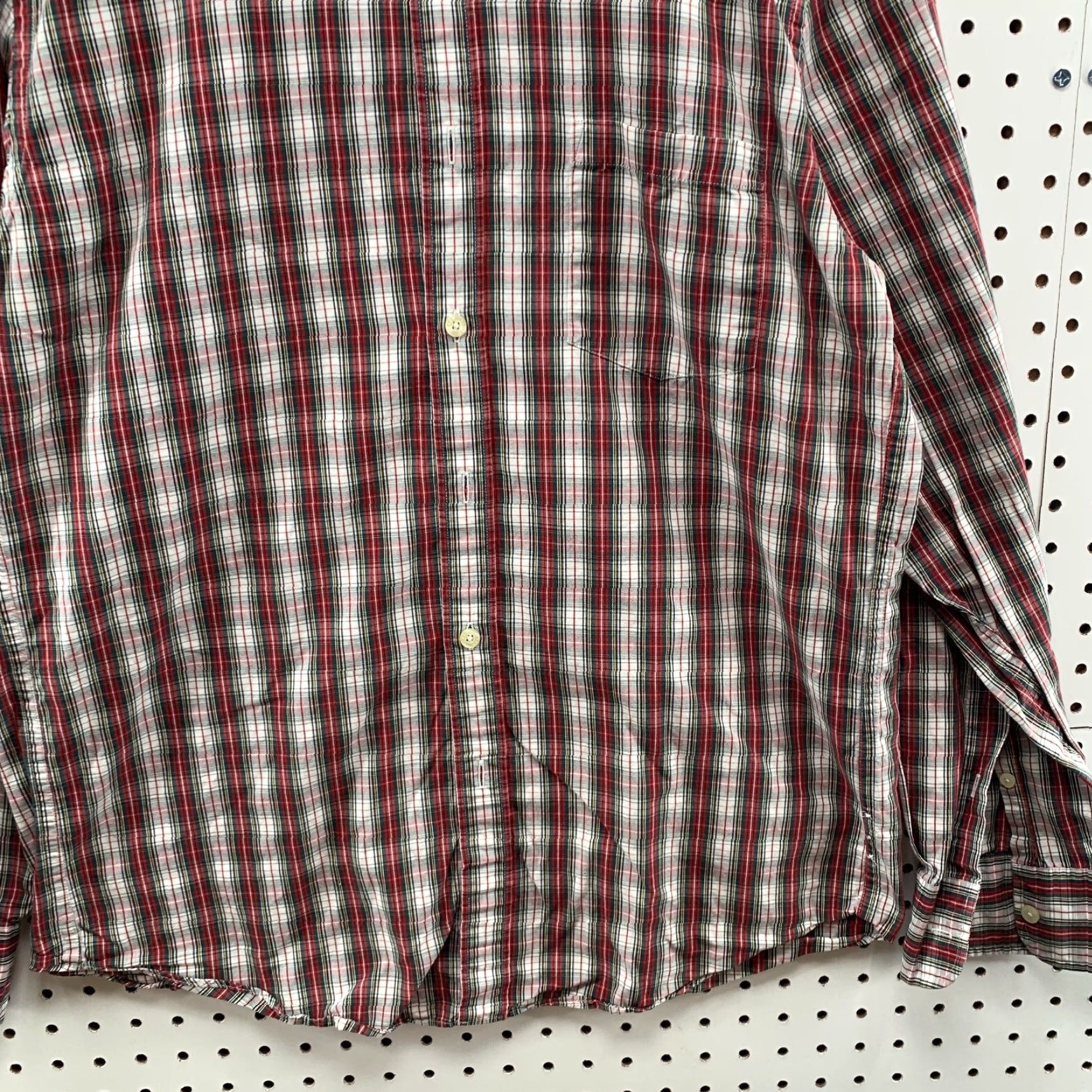 J.Crew J.Crew Button-Down Collared Shirt Red White Plaid Long Sleeve Medium 22x29.5 Shirt Mens Red Plaid 90s Dreams In Motion Size US M / EU 48-50 / 2 - 7 Thumbnail