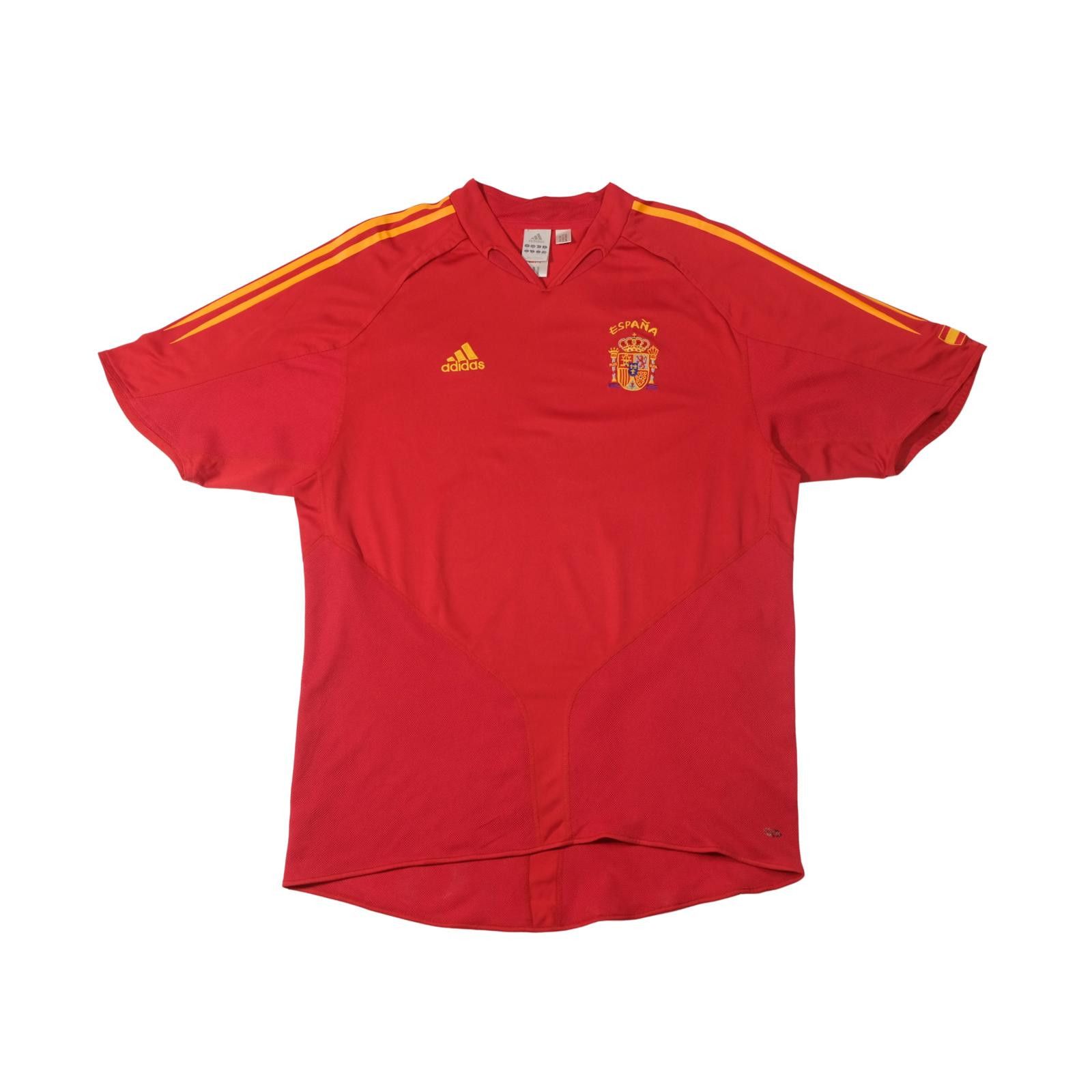 Adidas 2004 Spain Home Shirt (L) Size US L / EU 52-54 / 3 - 1 Thumbnail