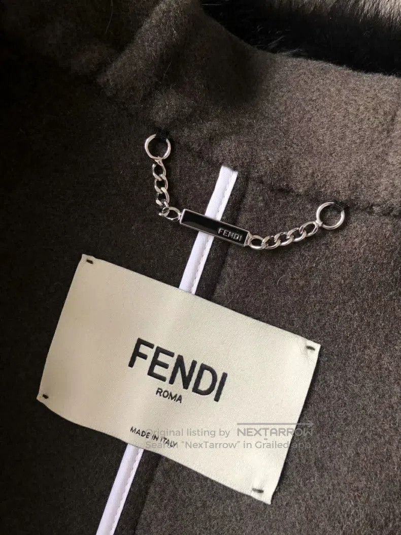 Fendi Fendi Cashmere coat Size XXS / US 00 / IT 34 - 4 Thumbnail