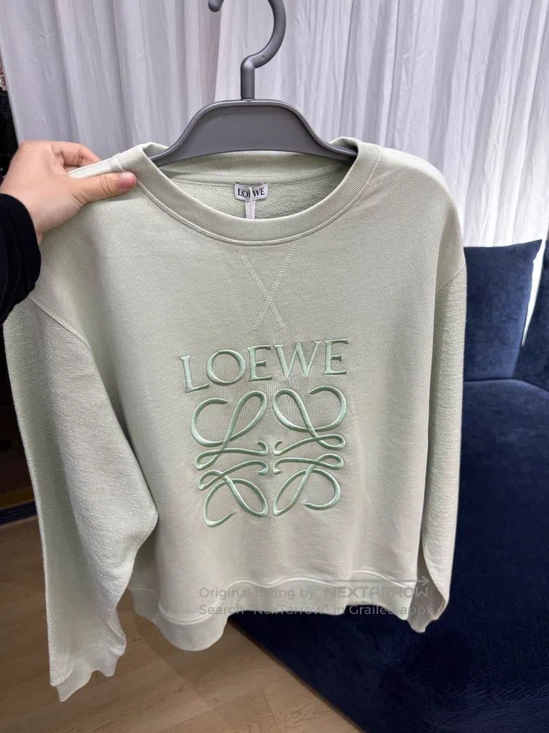 Loewe Loewe Embroidered Sweatshirt with Logo Slogan Size M / US 6-8 / IT 42-44 - 1 Thumbnail